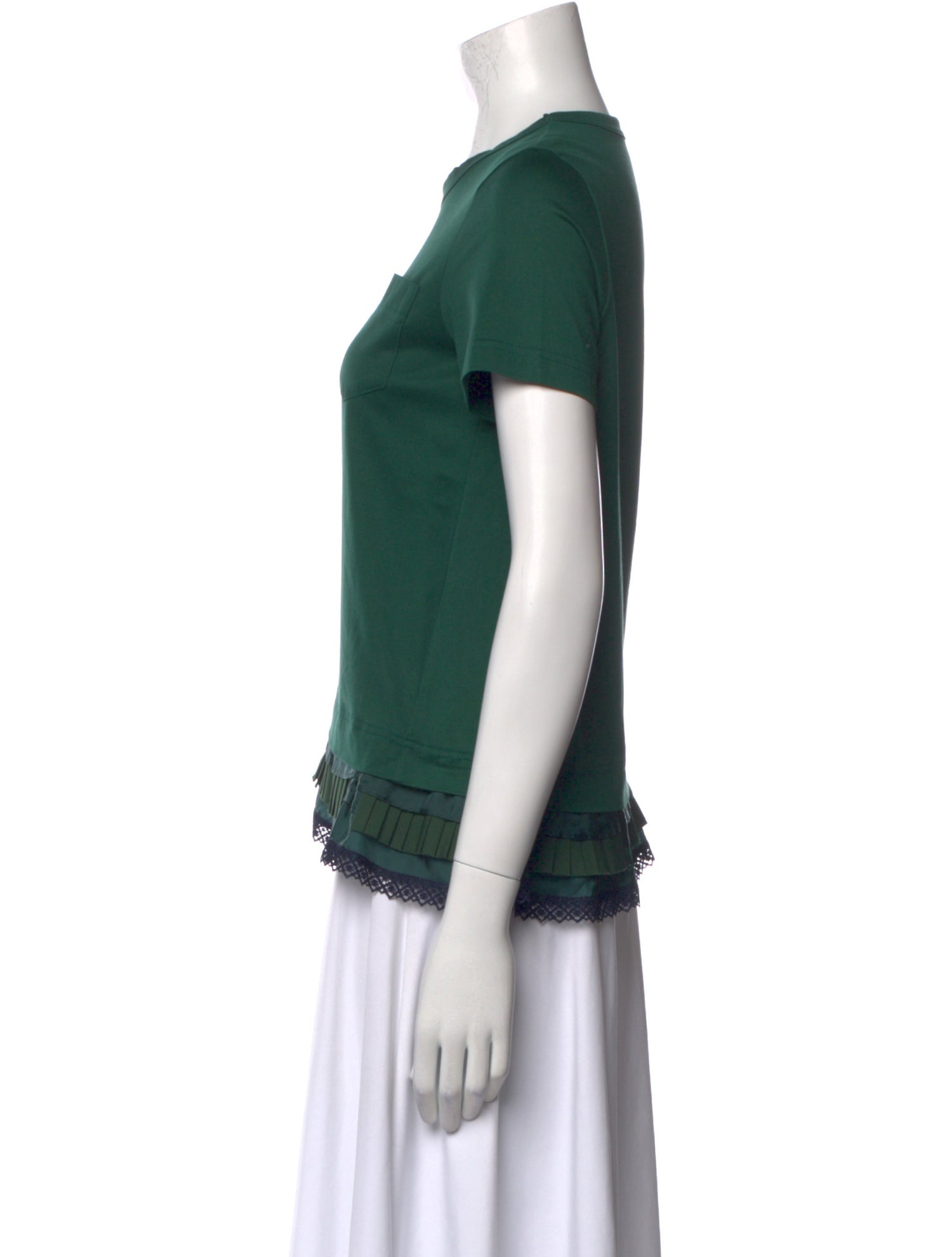 Sacai Crew Neck Short Sleeve T-Shirt