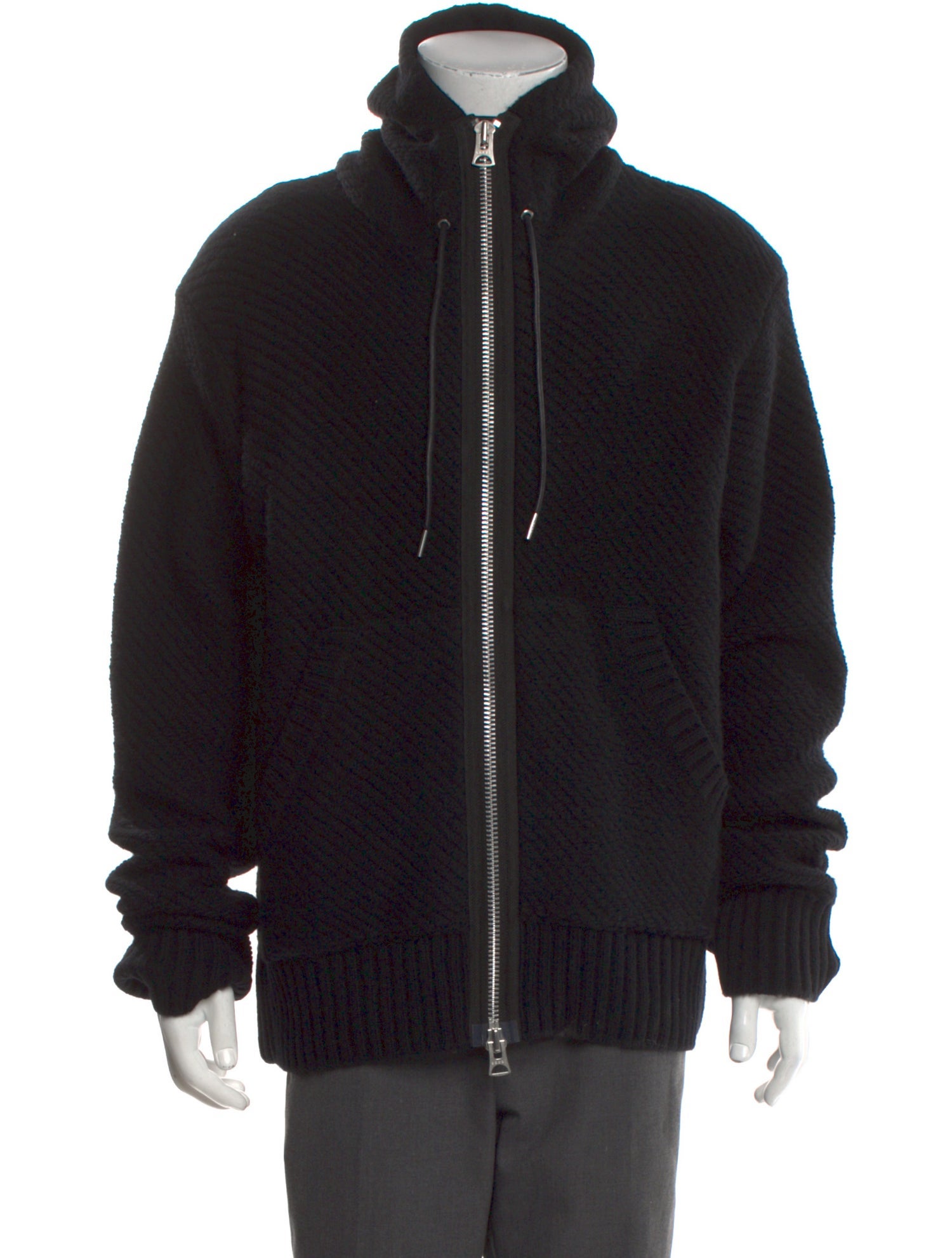 Sacai Wool Turtleneck Cardigan