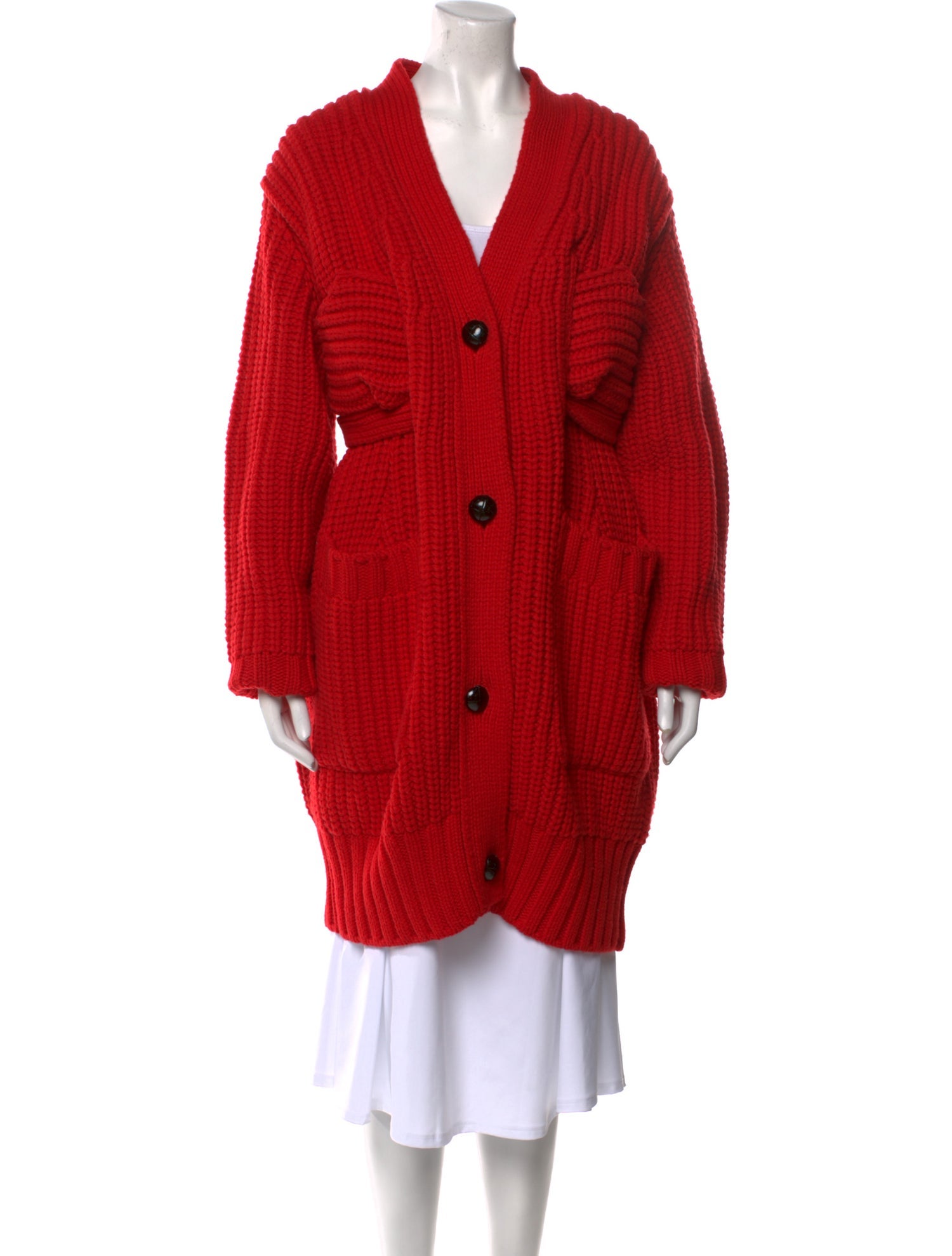 Sacai Wool V-Neck Sweater