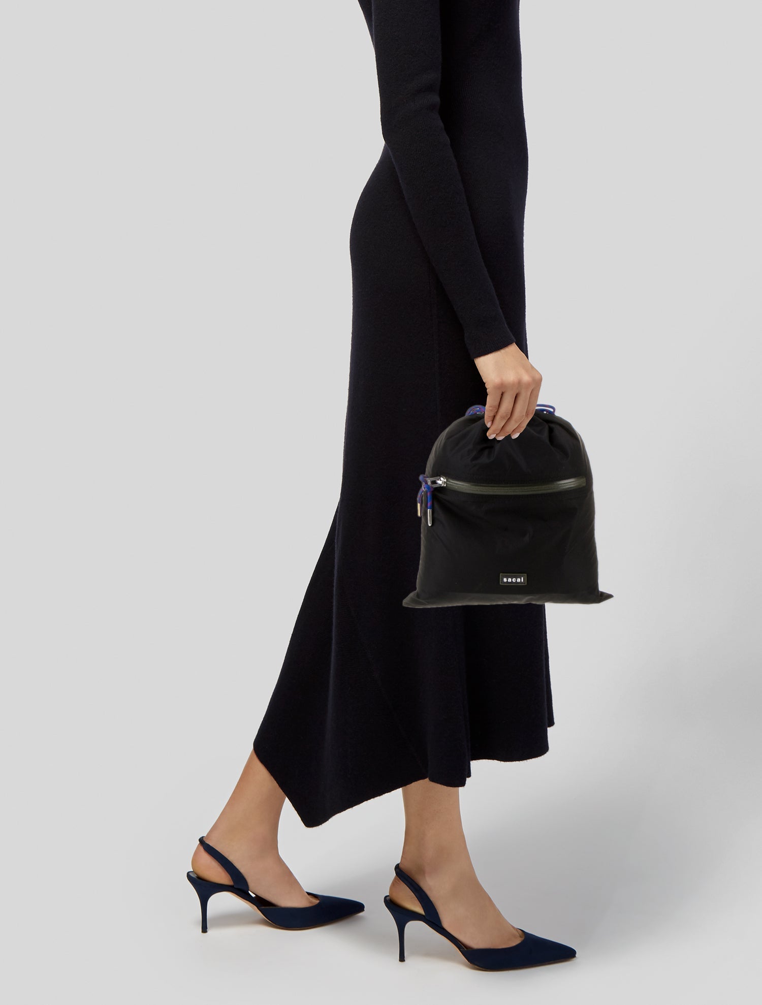 Sacai Nylon Top Handle Bag