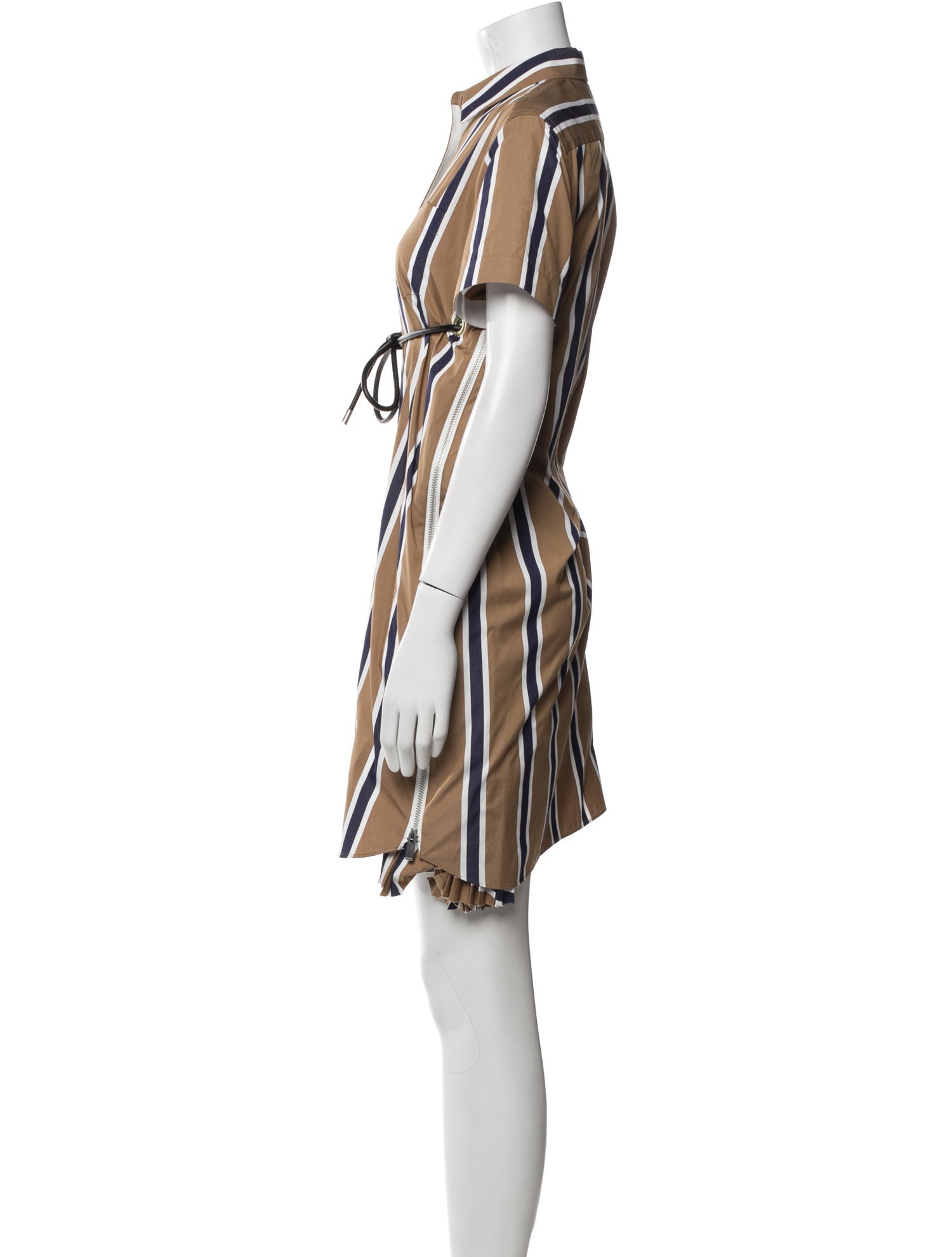 Sacai Striped Knee-Length Dress w/ Tags