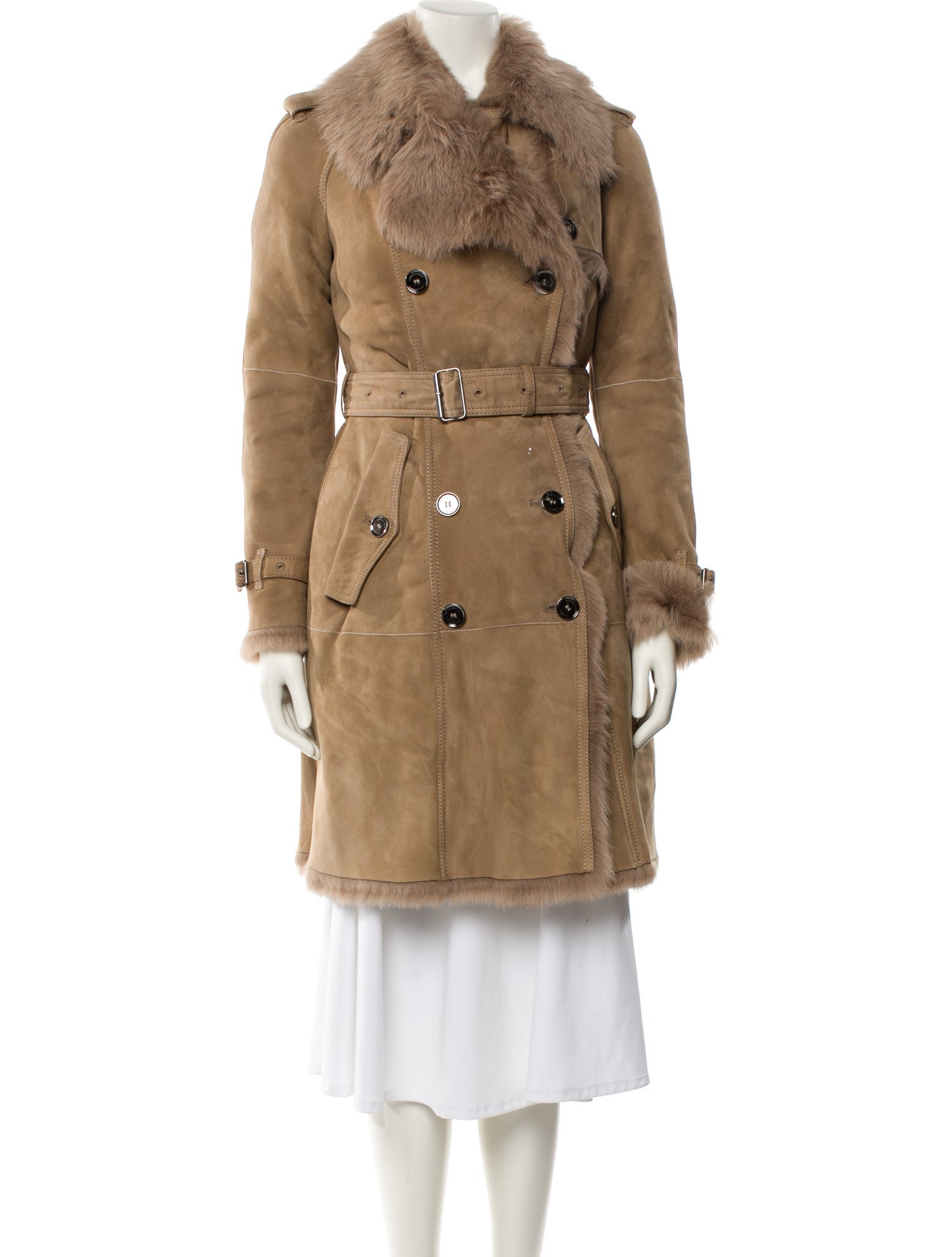 Burberry London Shearling Fur Jacket