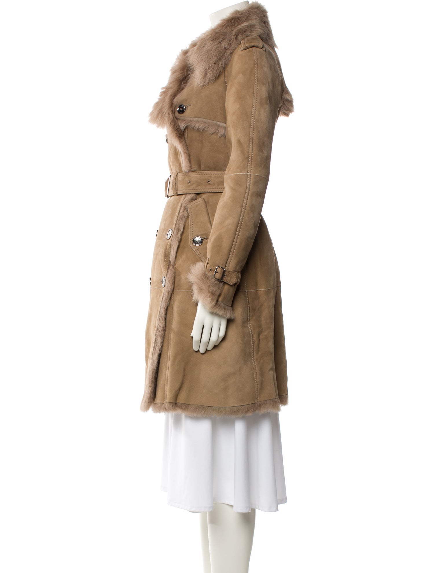 Burberry London Shearling Fur Jacket