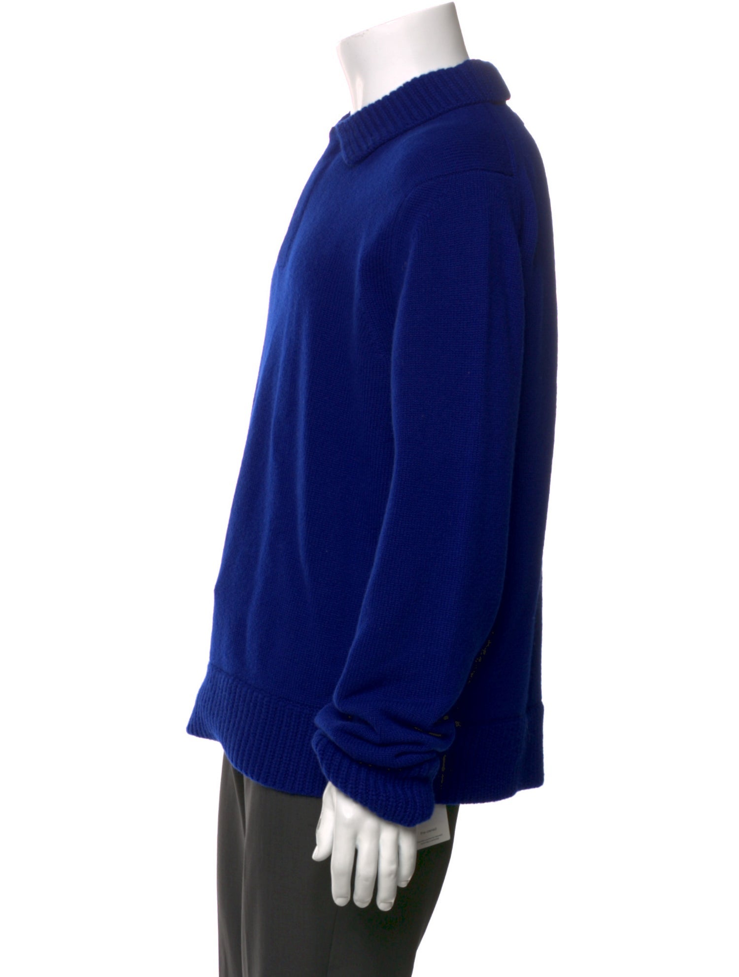 Sacai Wool Crew Neck Polo Sweater