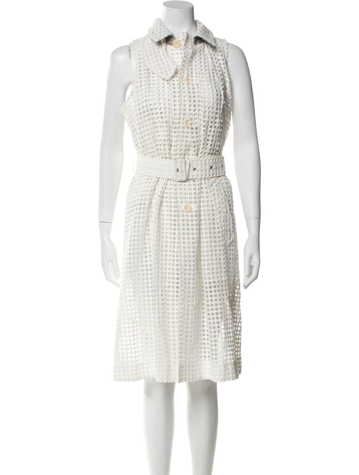 Sacai Polka Dot Print Mini Dress