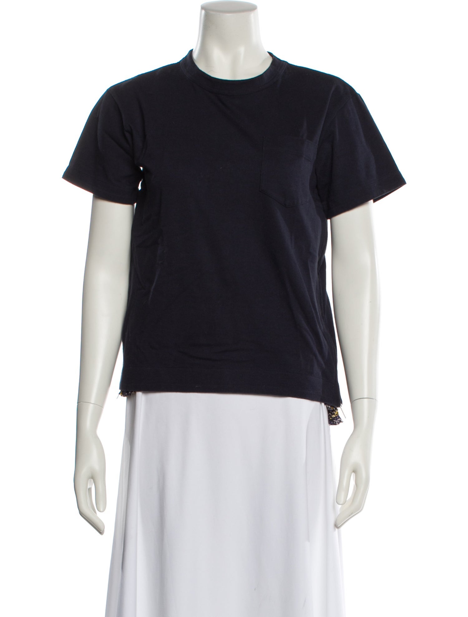 Sacai Crew Neck Short Sleeve T-Shirt