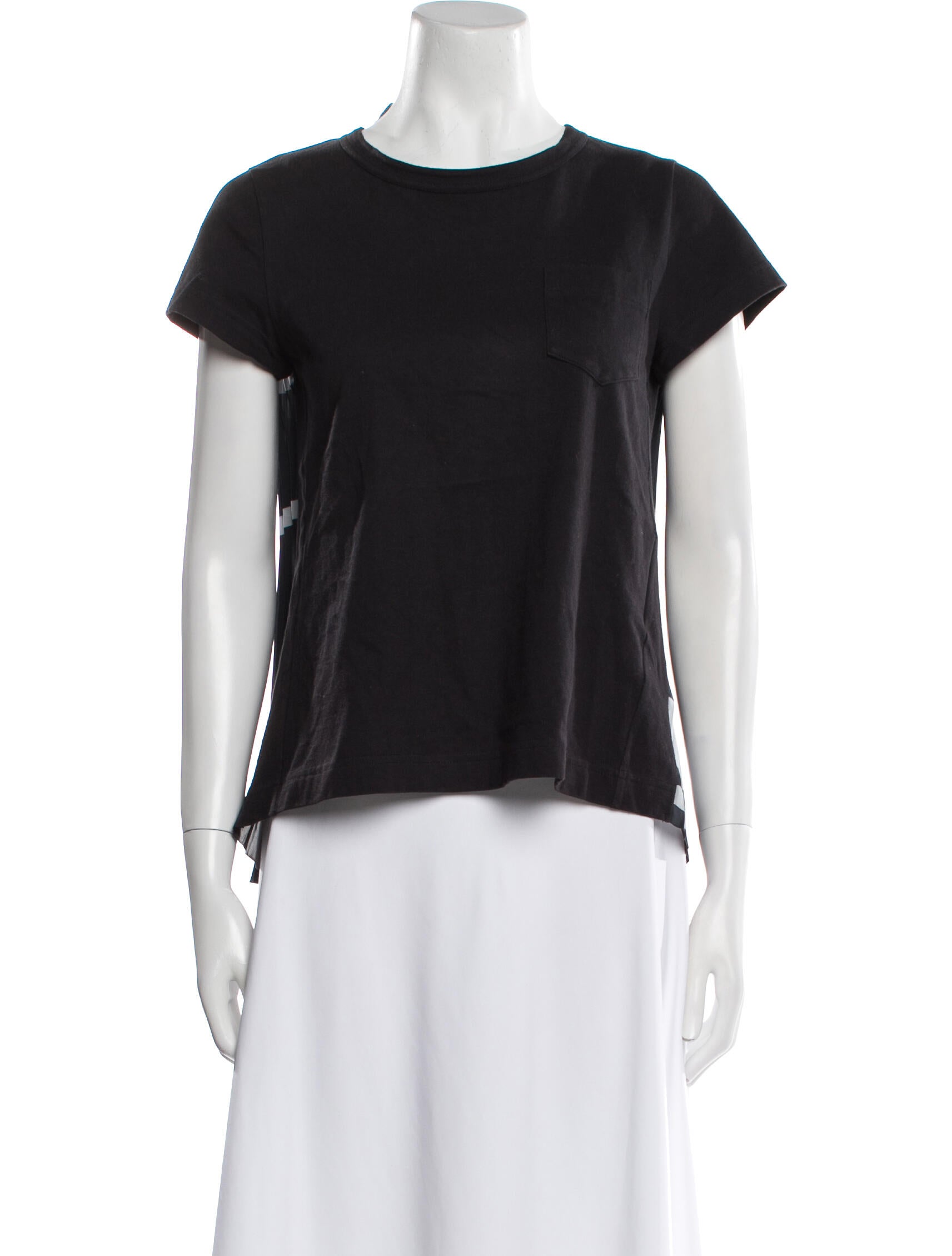 Sacai Crew Neck Short Sleeve T-Shirt