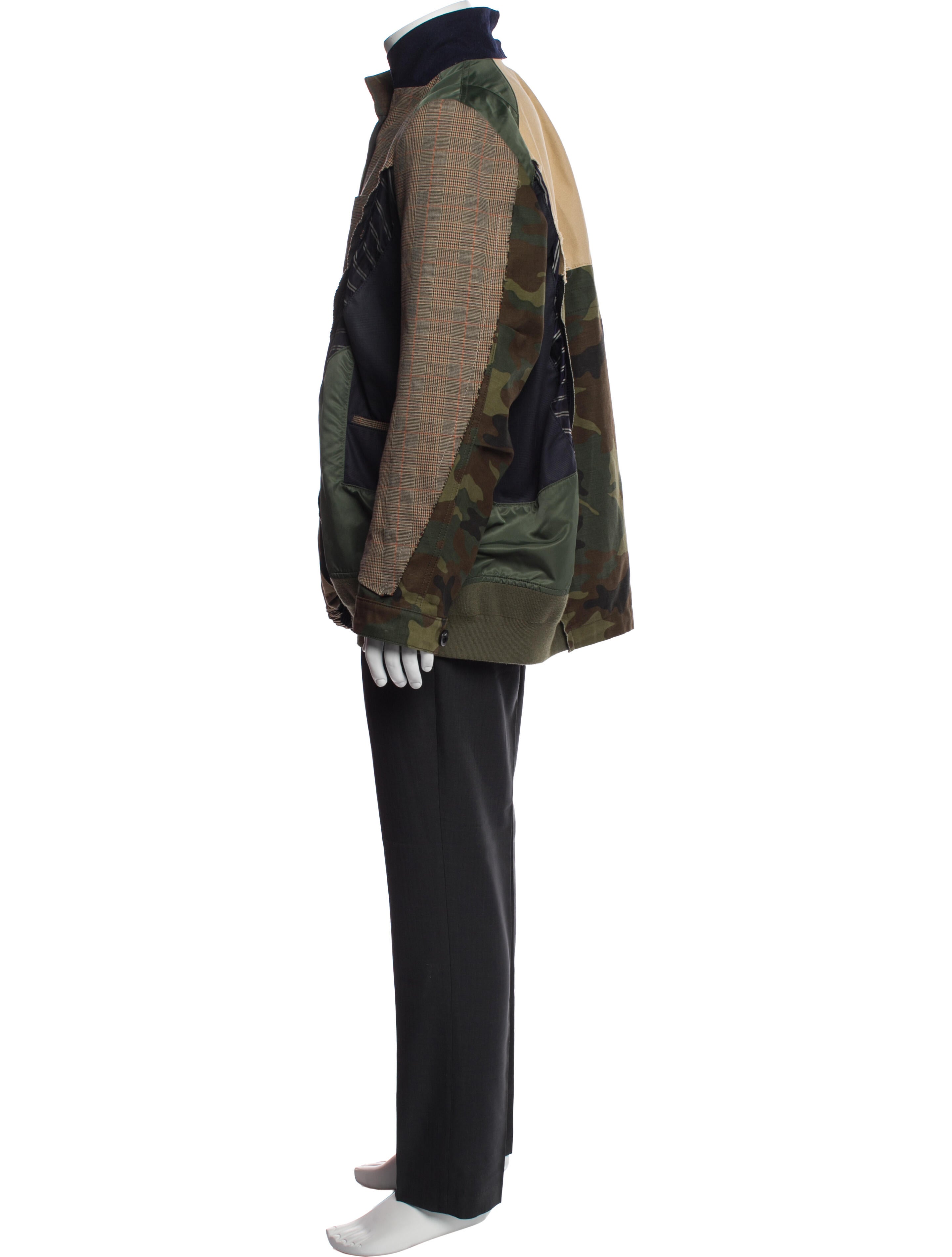 Sacai Camouflage Print Parka