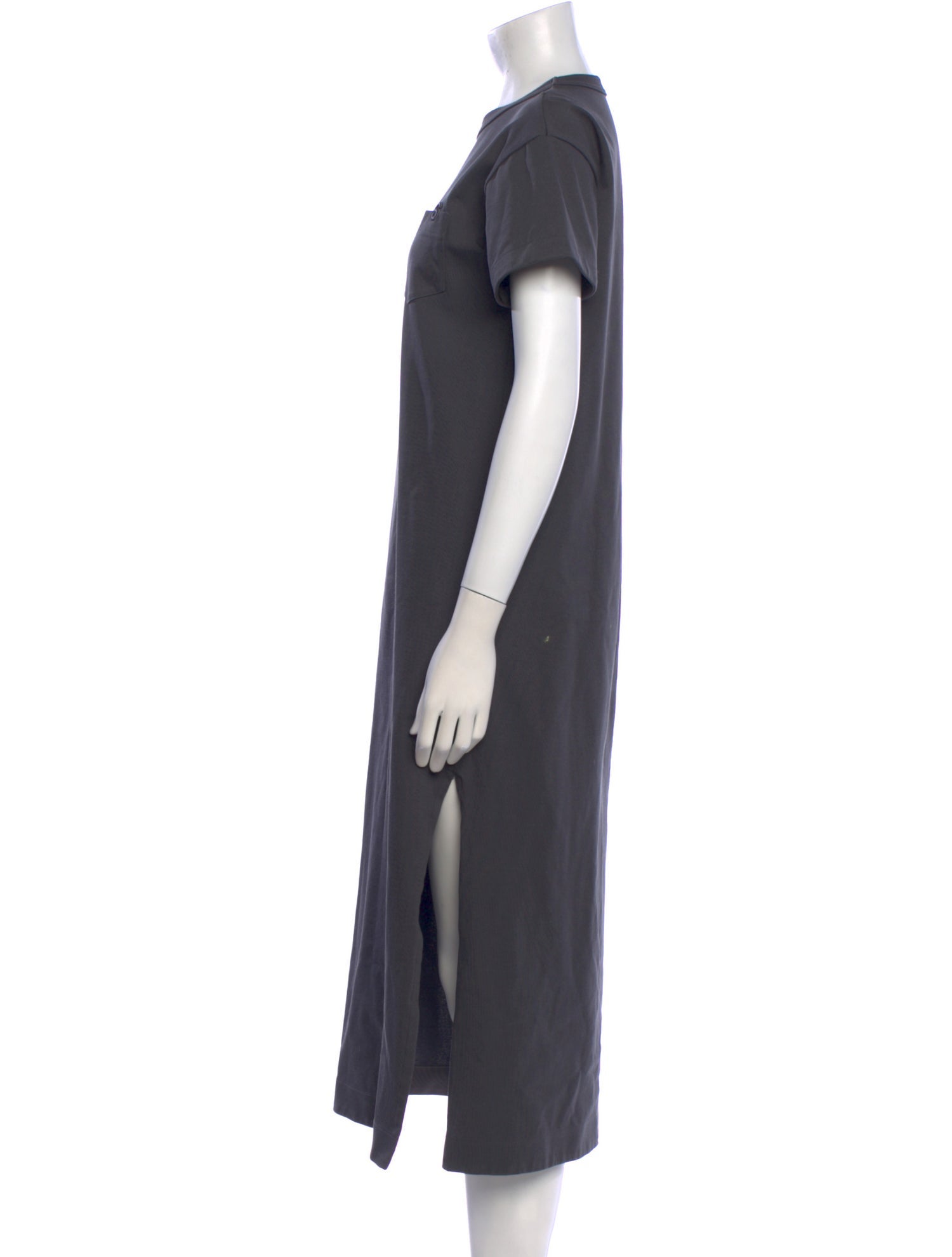 Sacai Mock Neck Midi Length Dress