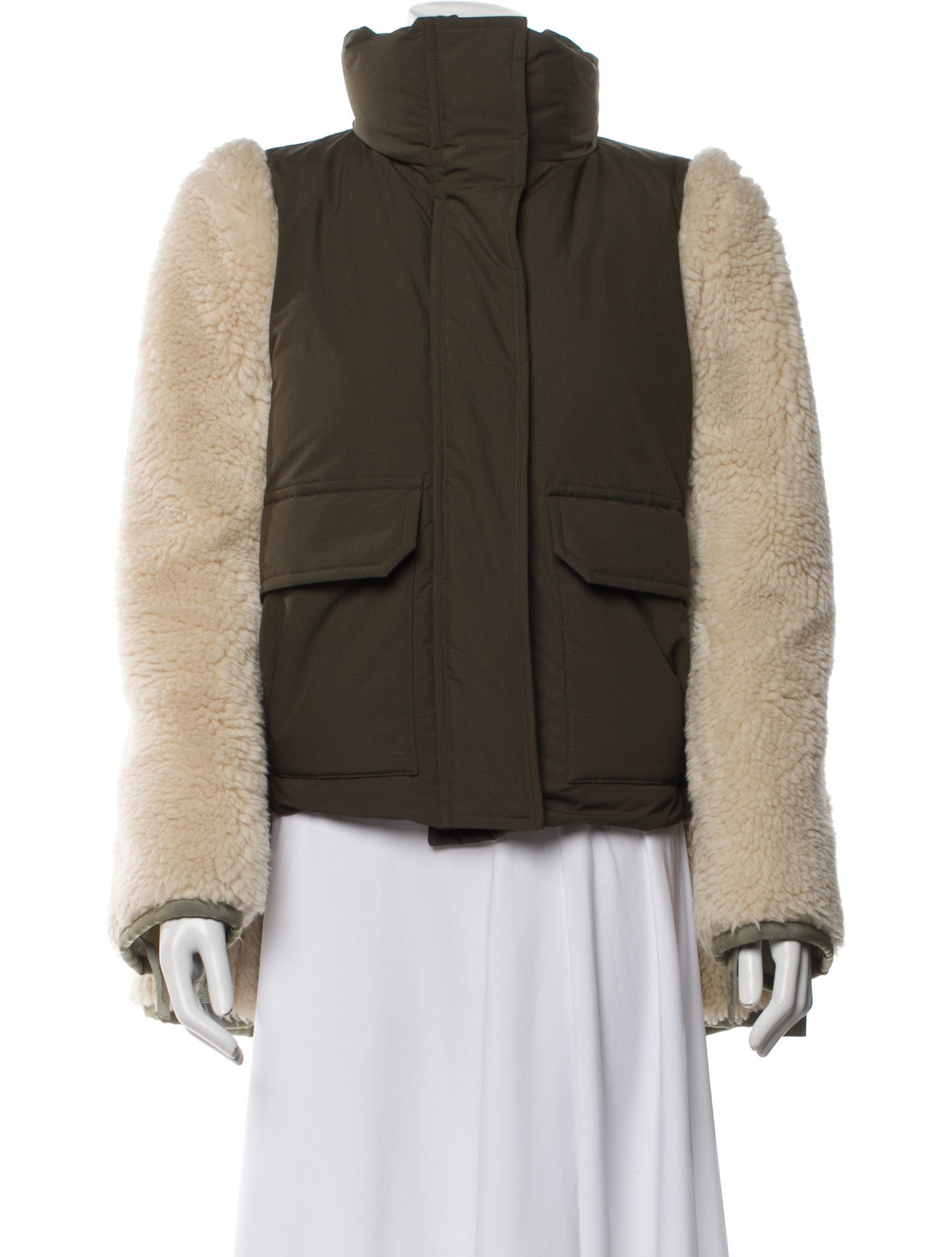 Sacai Faux Fur Jacket