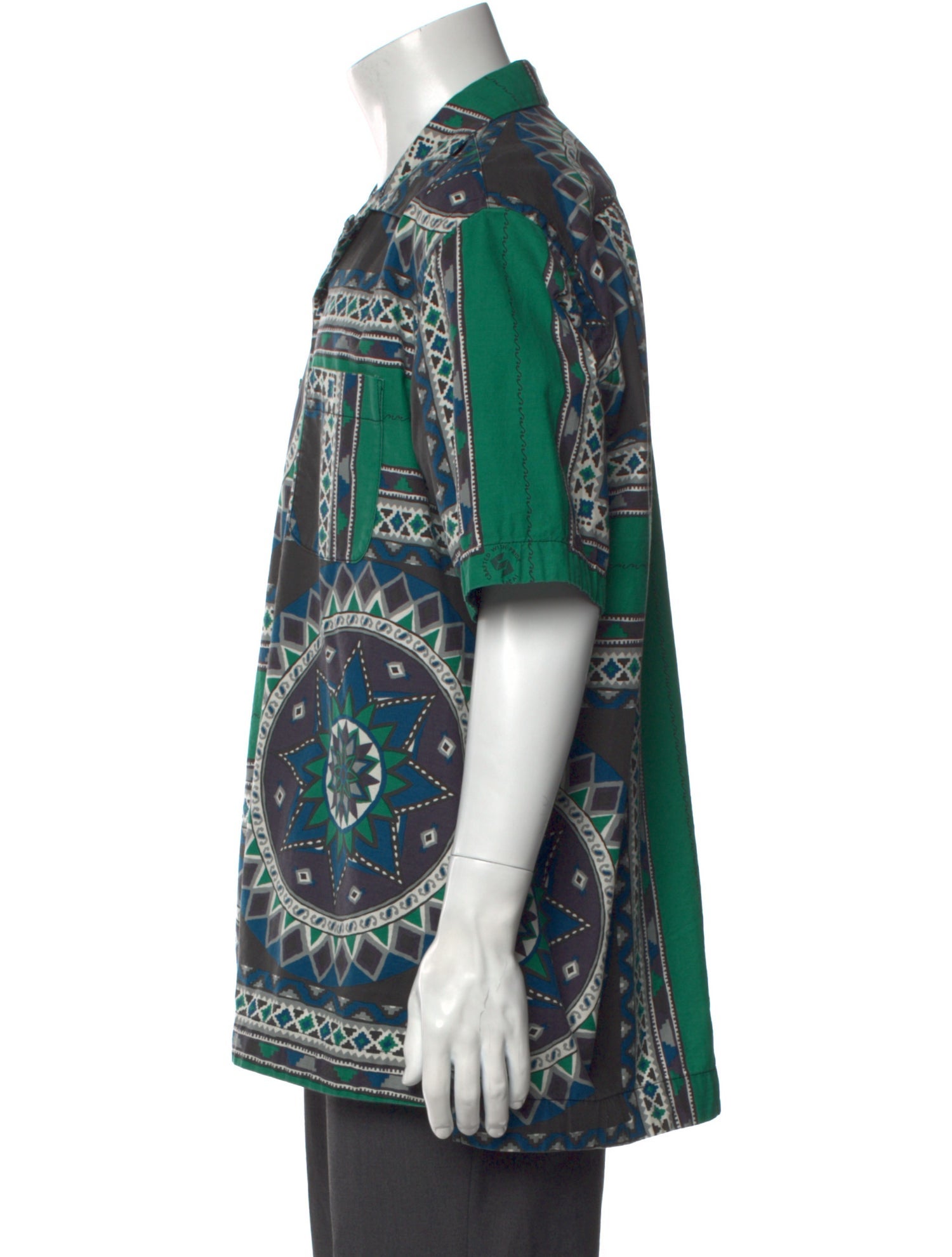 Sacai Printed Long Sleeve Shirt