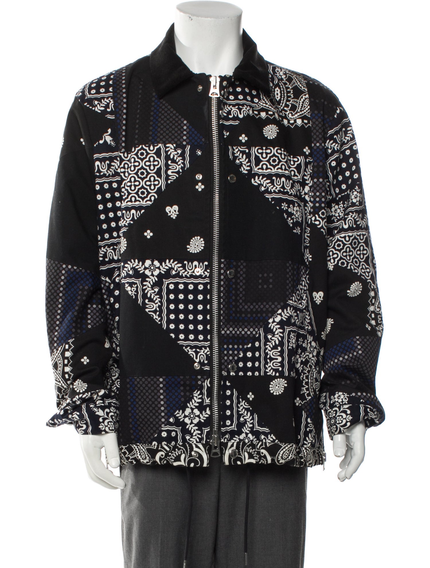 Sacai Printed Moto Jacket