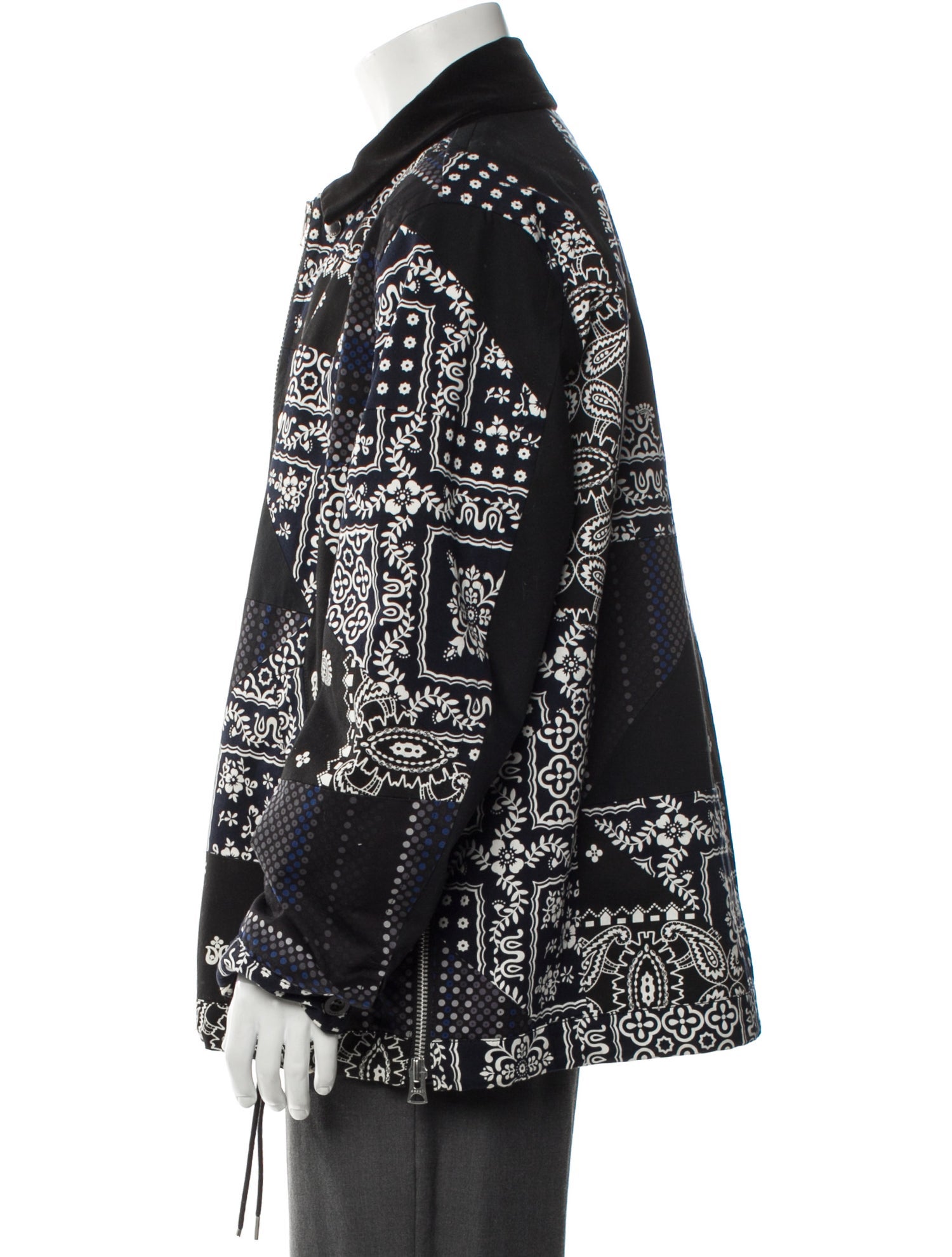 Sacai Printed Moto Jacket