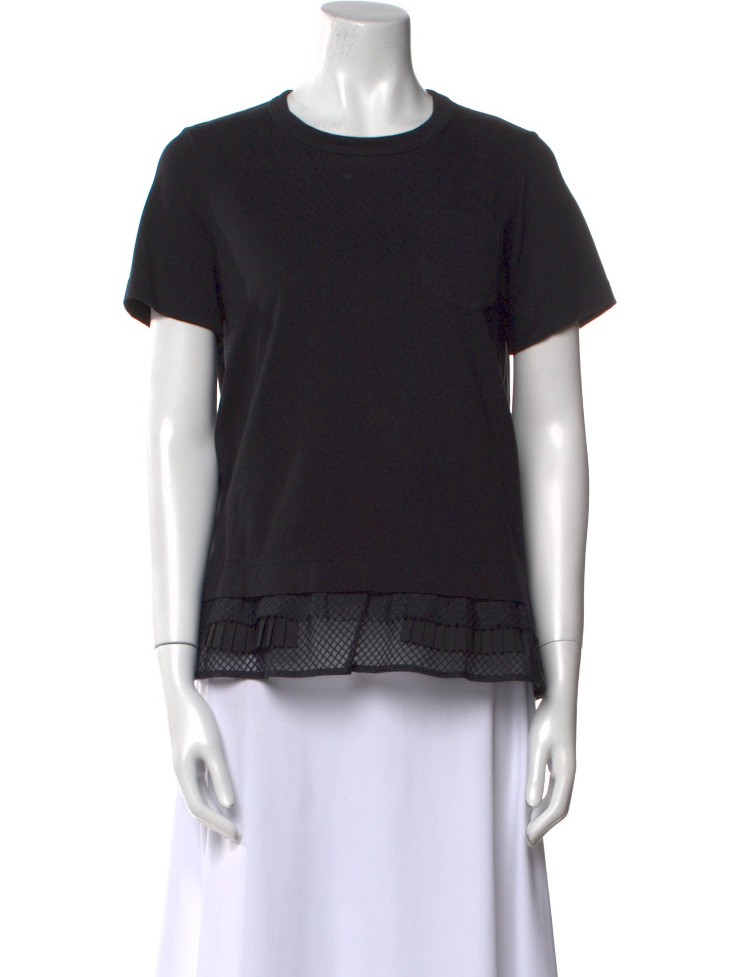Sacai Crew Neck Short Sleeve T-Shirt
