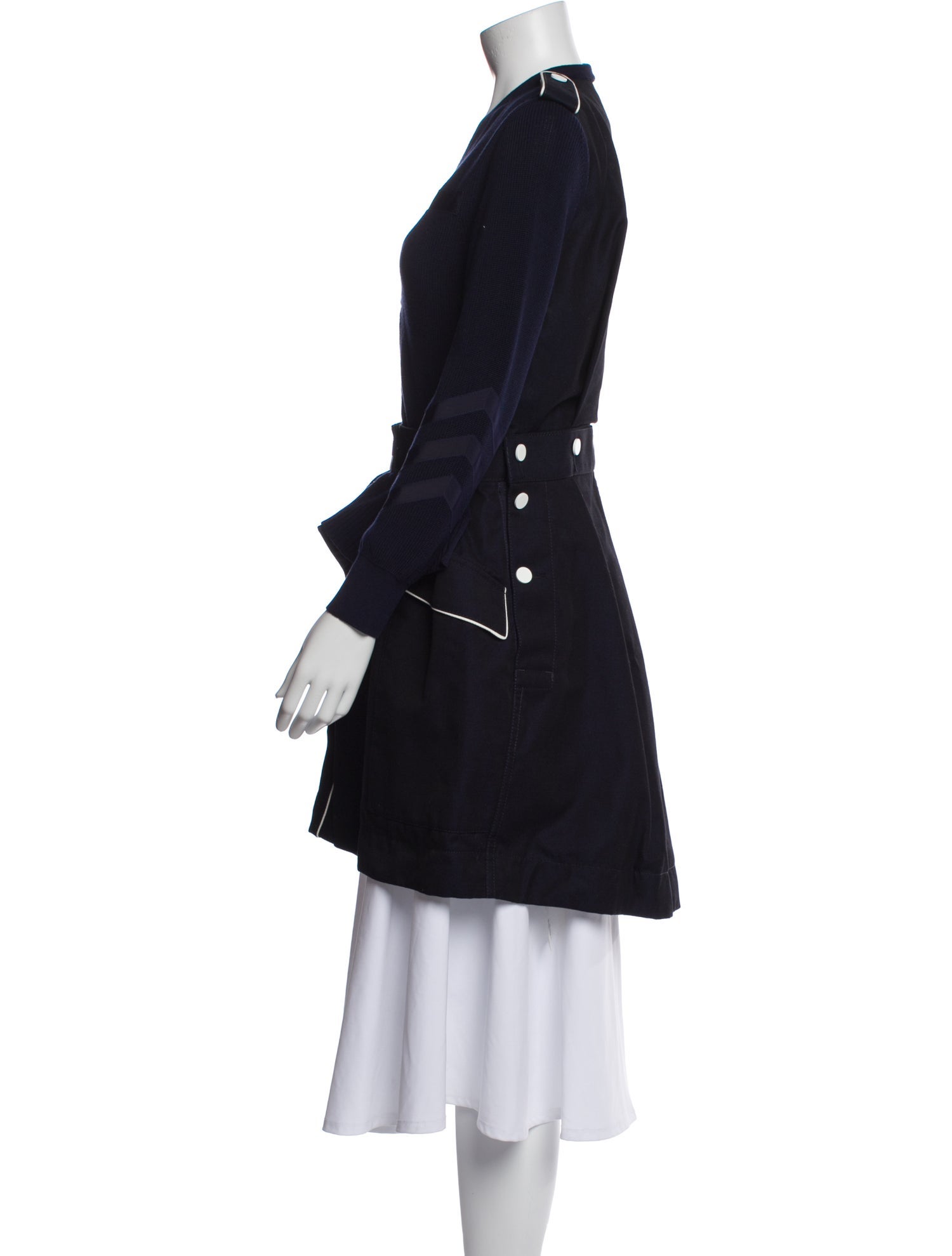 Sacai Plaid Print Coat