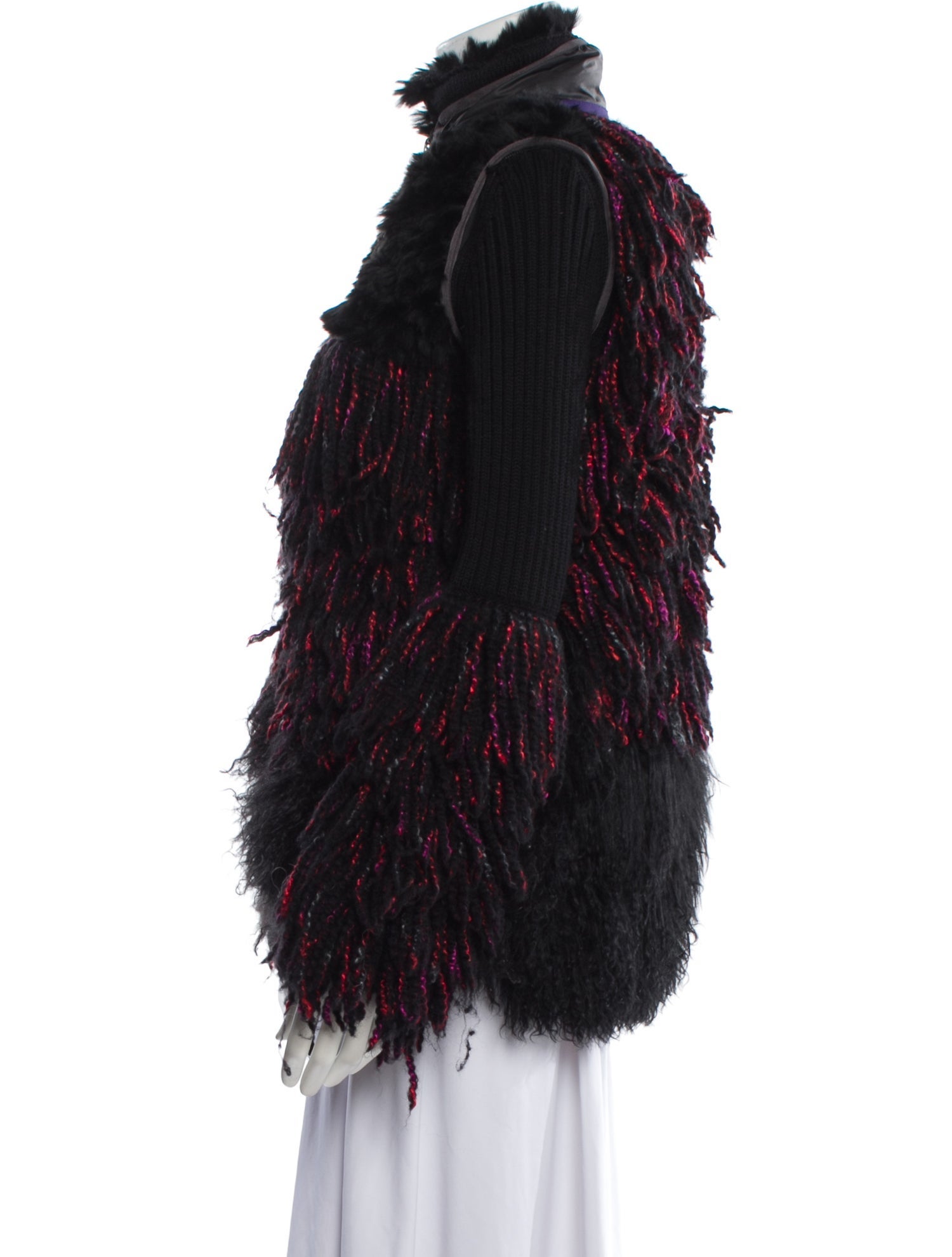 Sacai 2011 Wool Fur Jacket