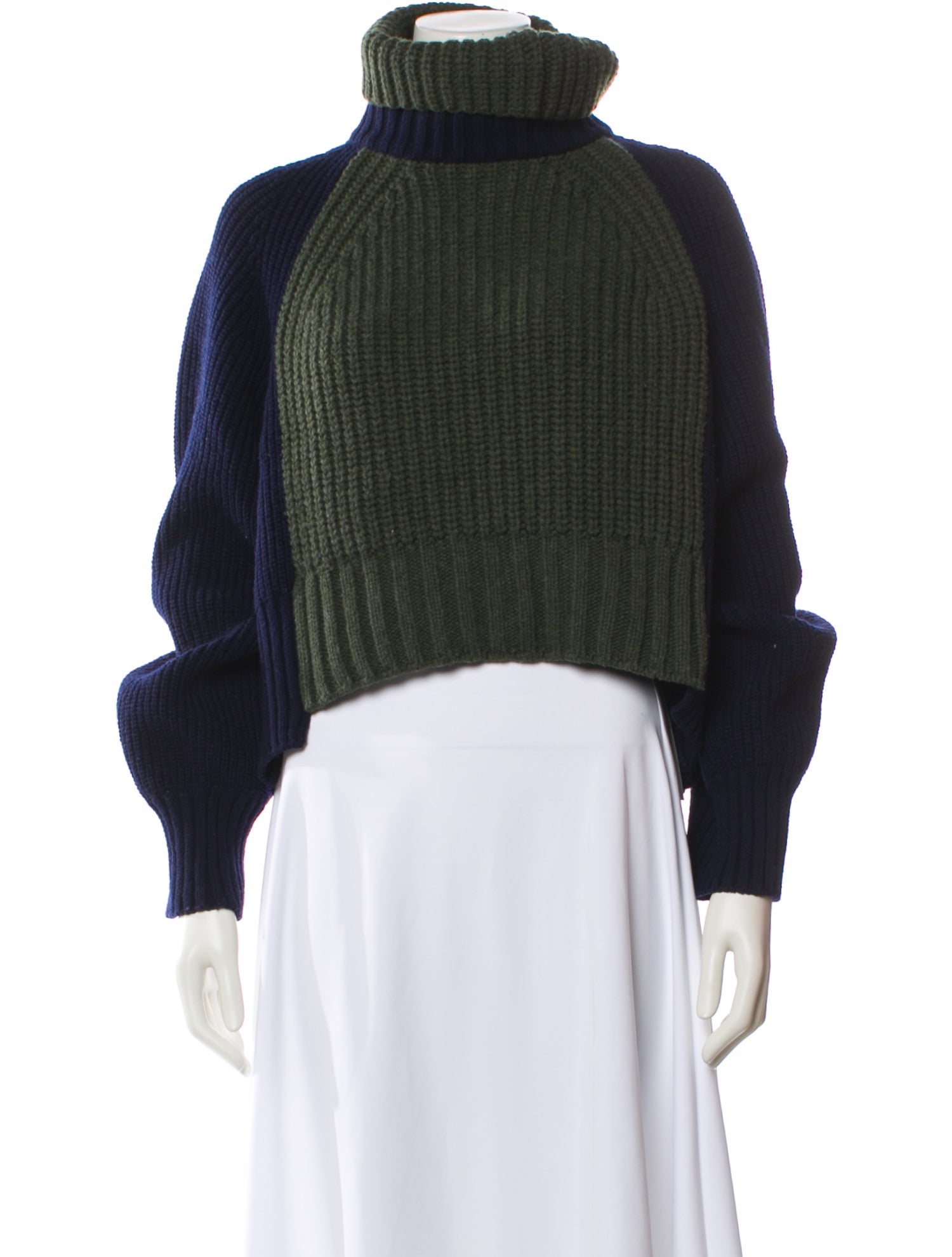 Sacai Wool Turtleneck Sweater