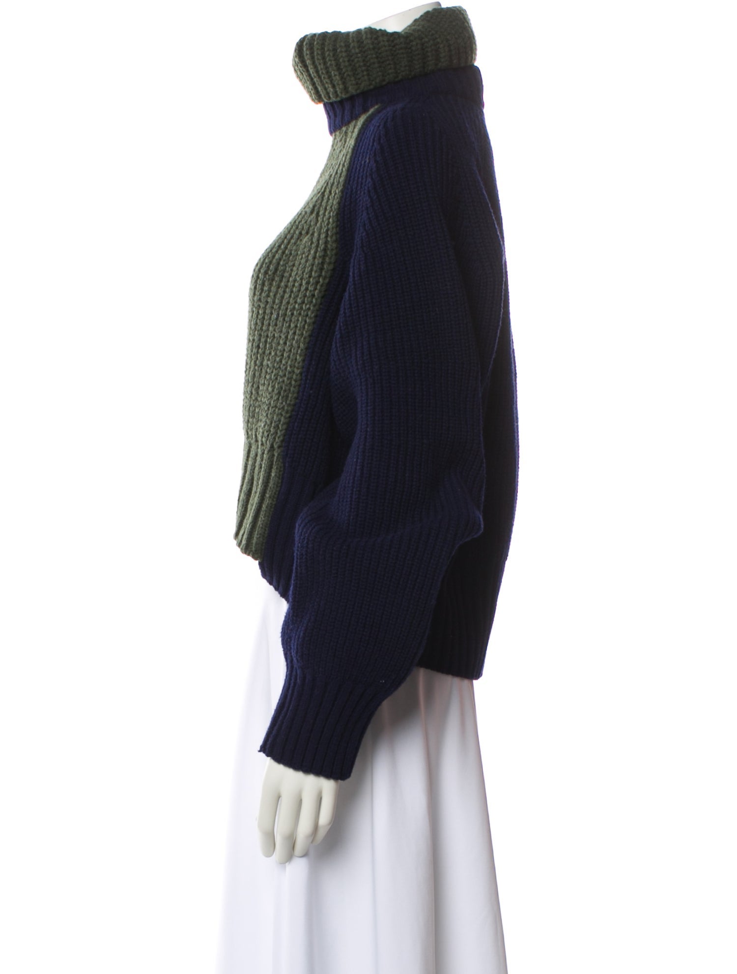 Sacai Wool Turtleneck Sweater