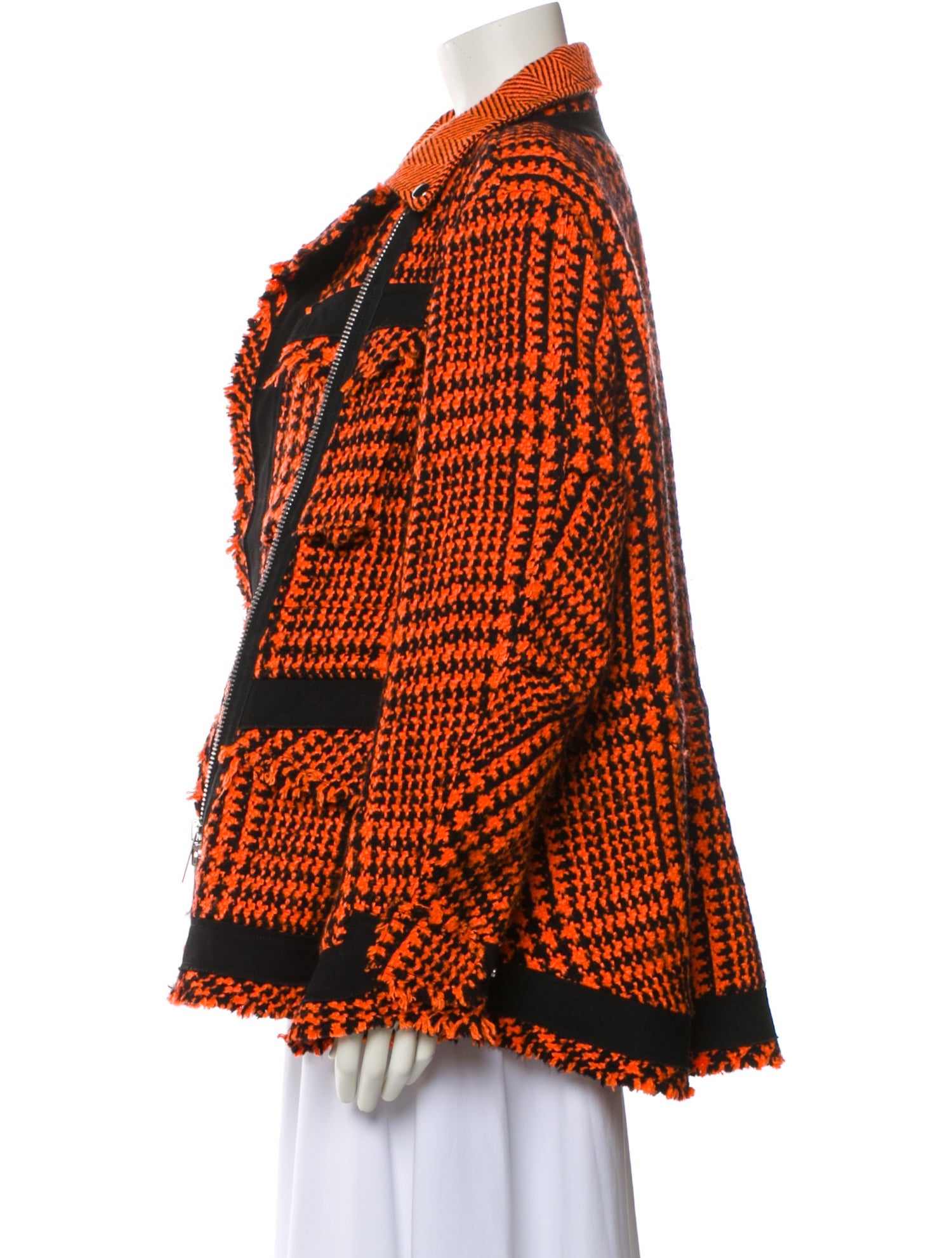 Sacai Tweed Pattern Jacket