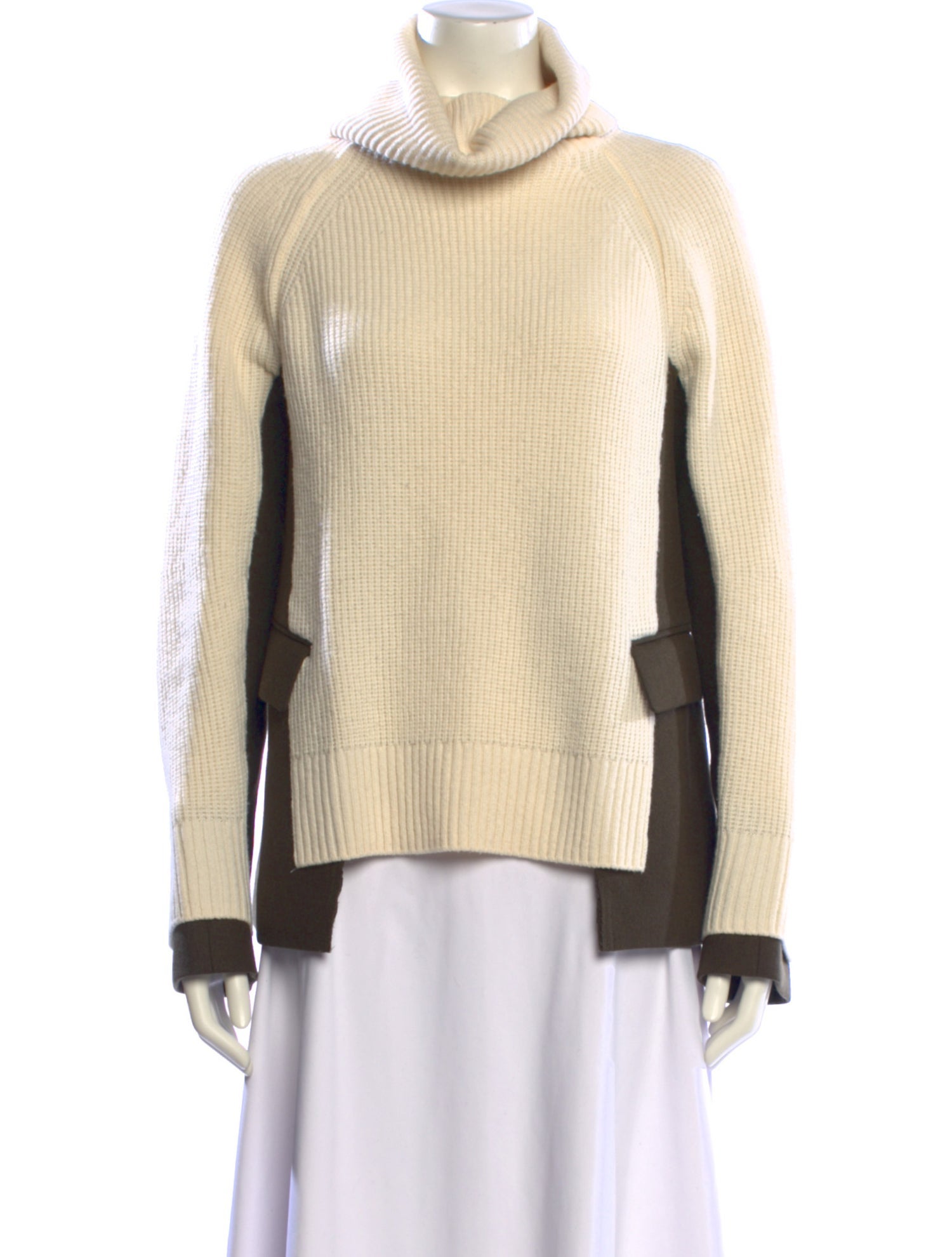 Sacai Wool Turtleneck Sweater