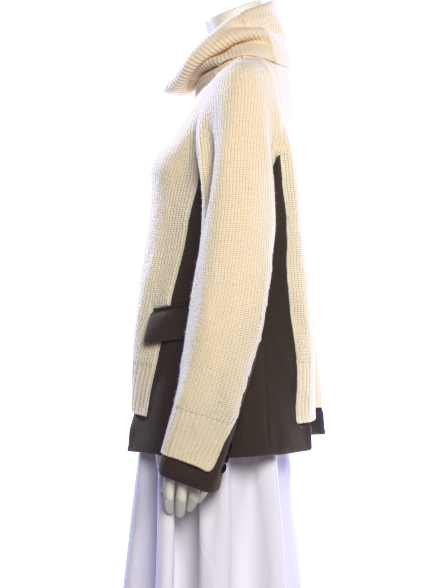 Sacai Wool Turtleneck Sweater