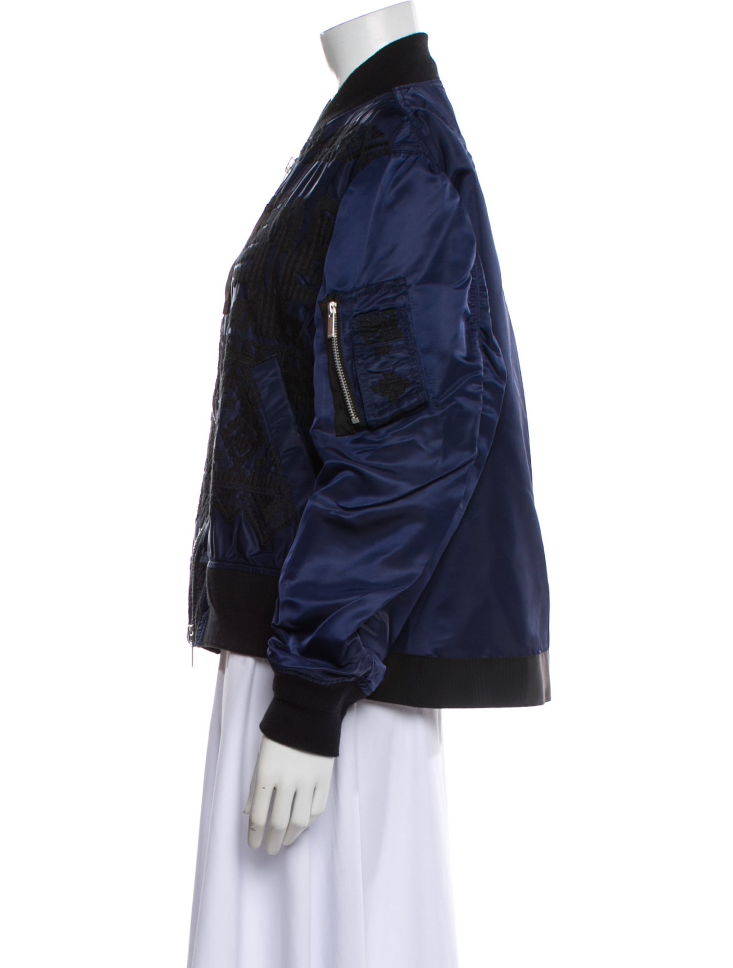 Sacai Nylon Printed Bomber Jacket