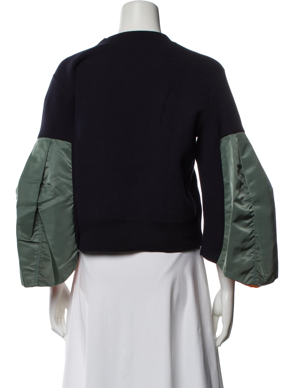 Sacai Colorblock Pattern Crew Neck Sweatshirt - image 3
