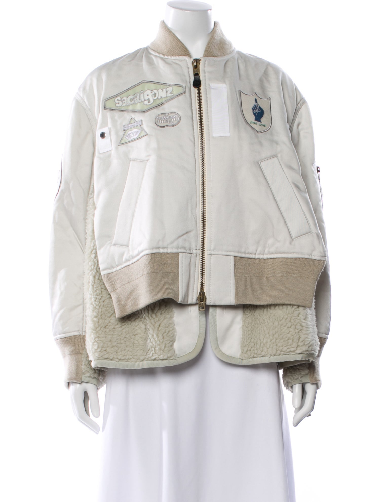 Sacai Colorblock Pattern Jacket