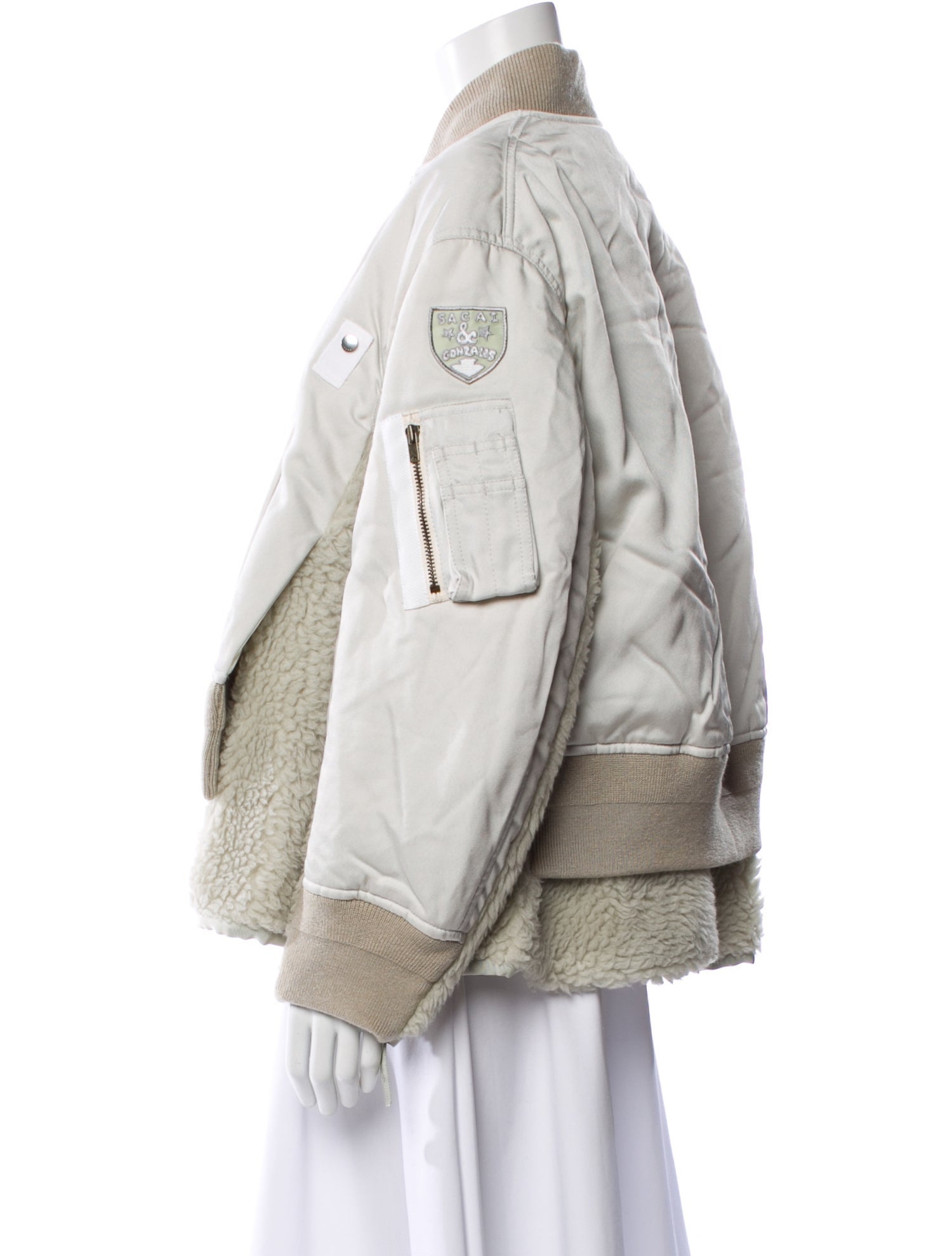 Sacai Colorblock Pattern Jacket