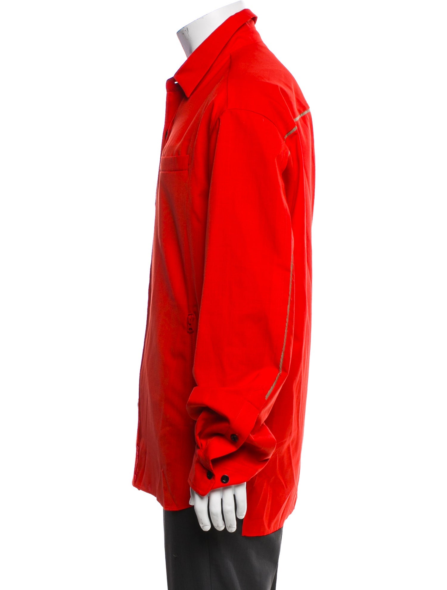 Sacai Wool Long Sleeve Shirt