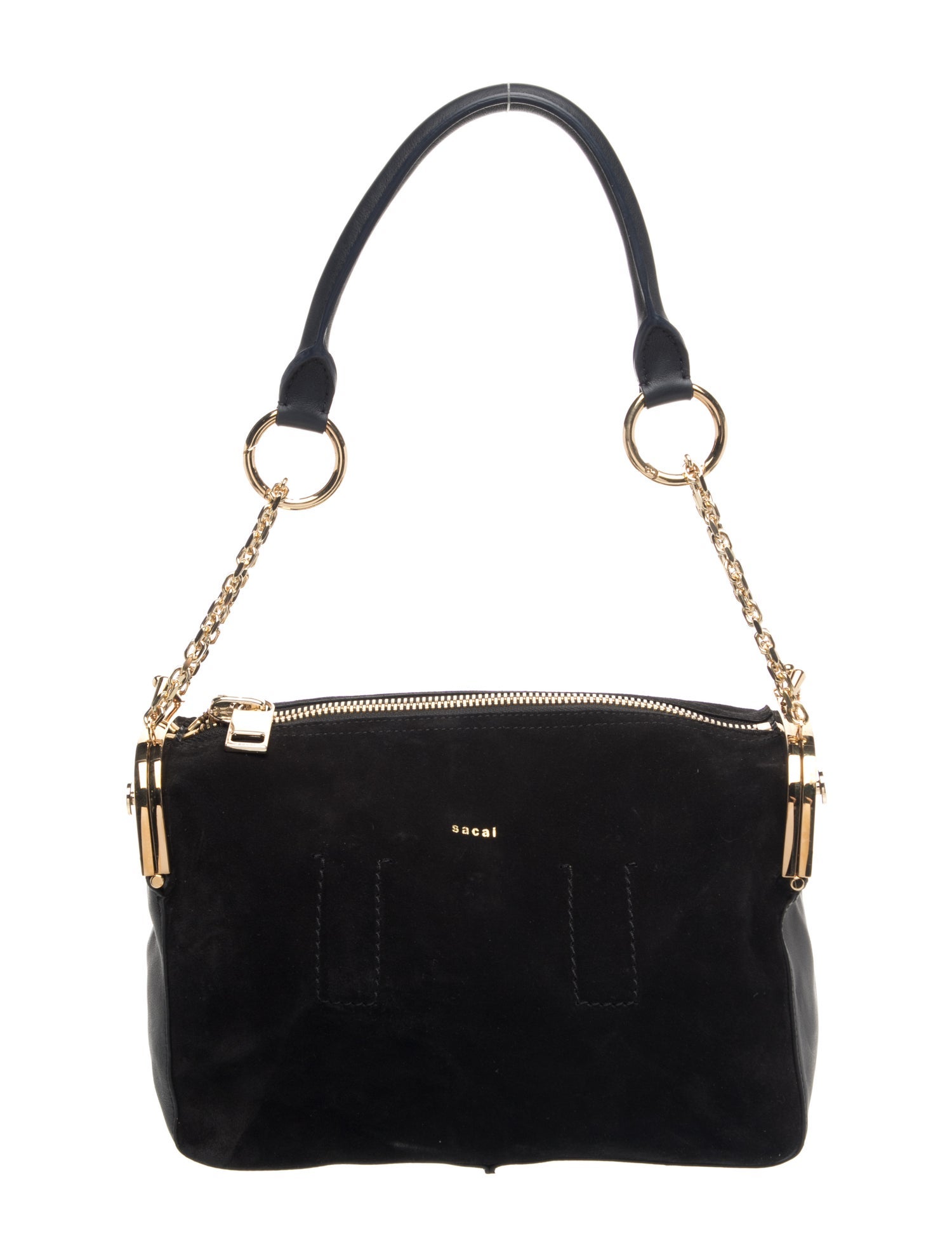 Sacai Suede Shoulder Bag