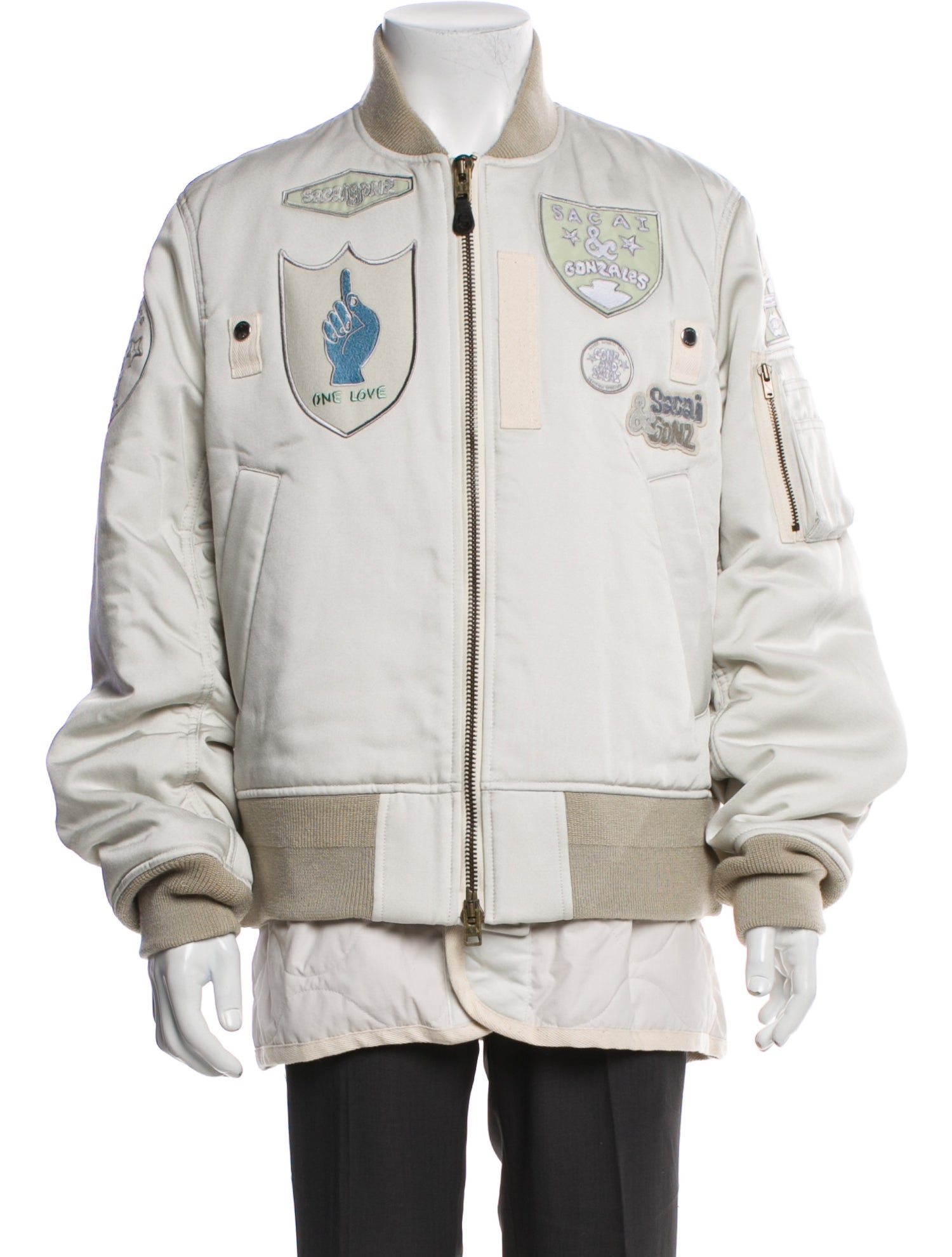 Sacai Graphic Print Jacket