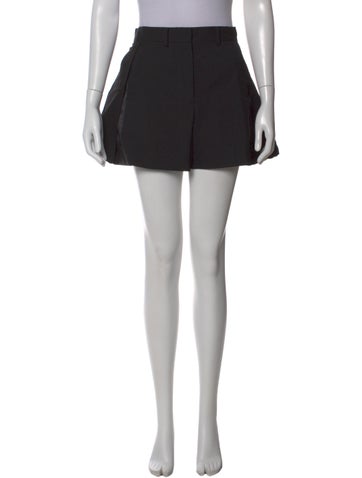 Pre-owned Sacai Mini Shorts In Black