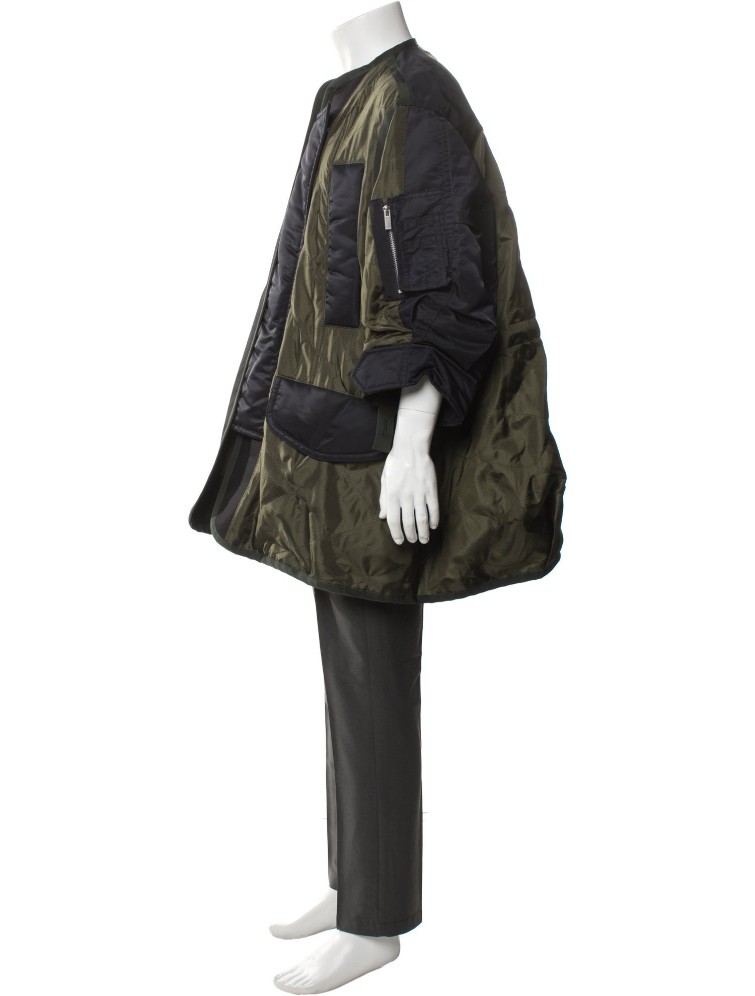 Sacai Colorblock Pattern Jacket