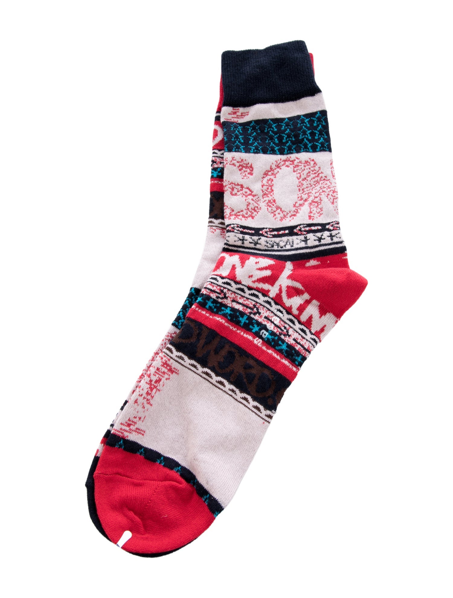Sacai Pattern Mid-Calf Sock