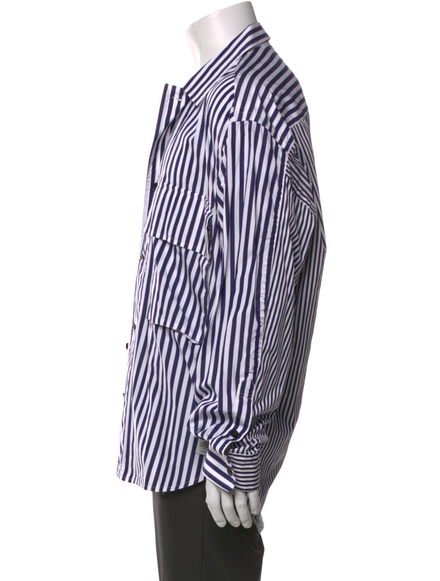 Sacai Striped Long Sleeve Shirt