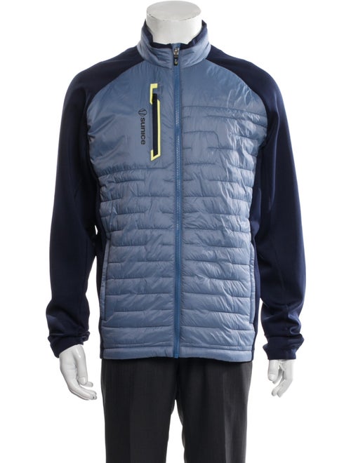 Sunice Colorblock Pattern Puffer Coat