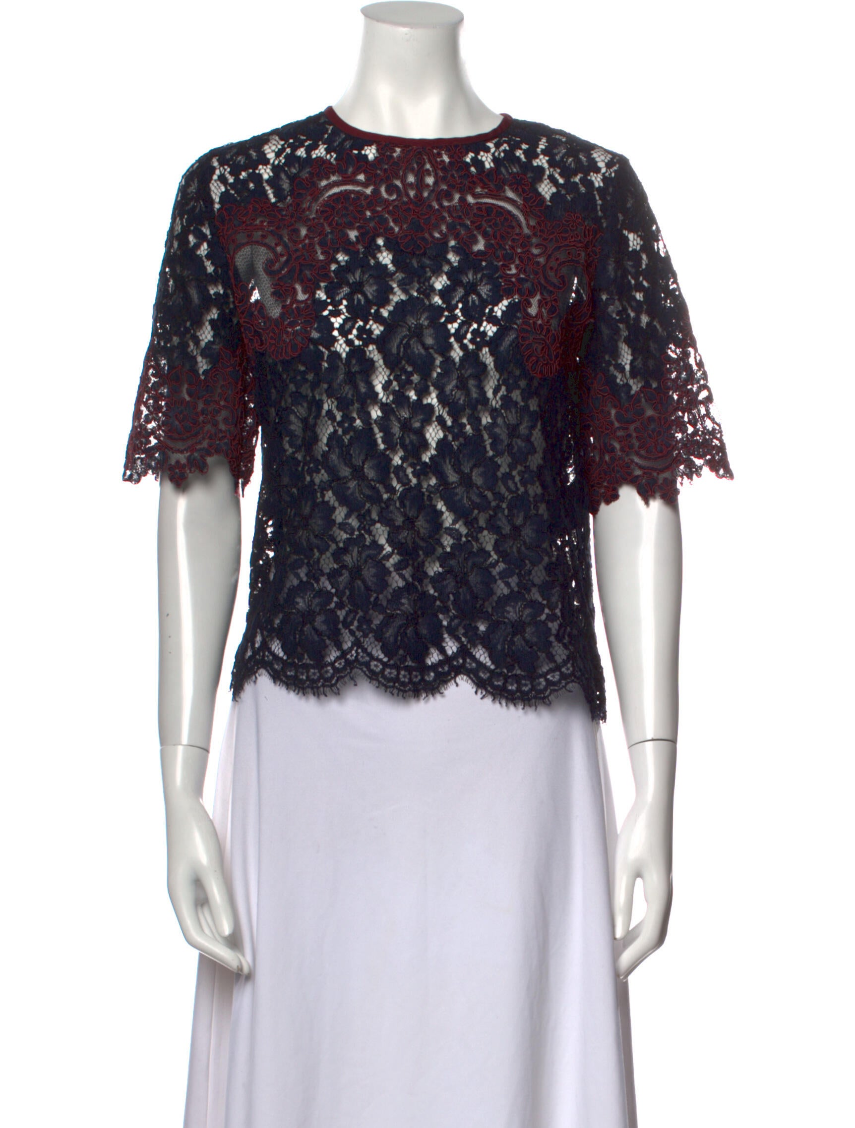 Wanderlace Blouse - Plain Attached Sash main image 1