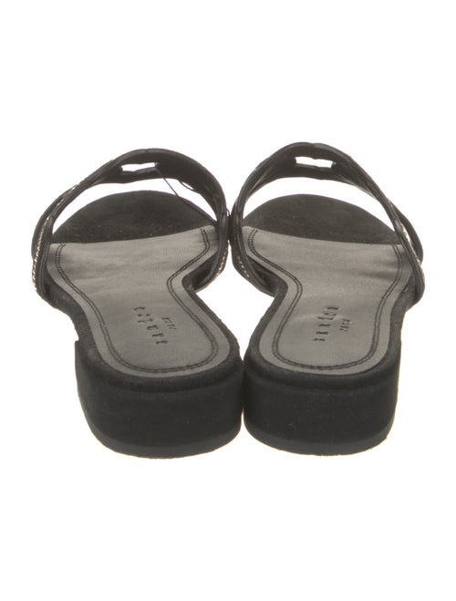 Sandro Suede Printed Slides