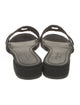 Sandro Suede Printed Slides