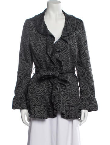 Sandro Coats Tweed Pattern Coat M