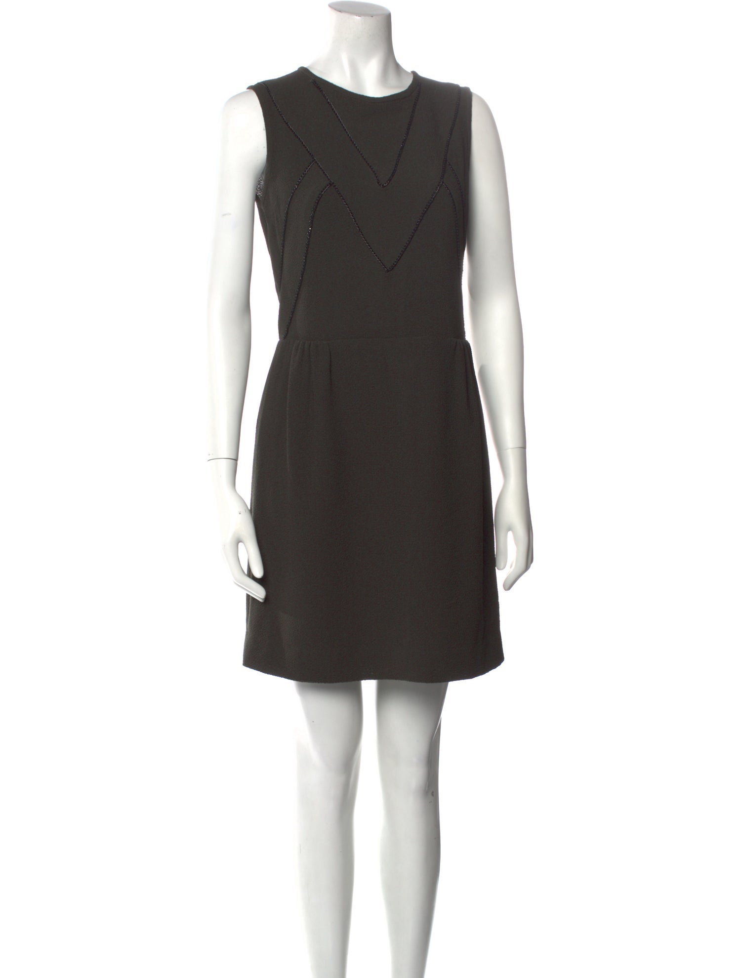 Sandro Crew Neck Mini Dress