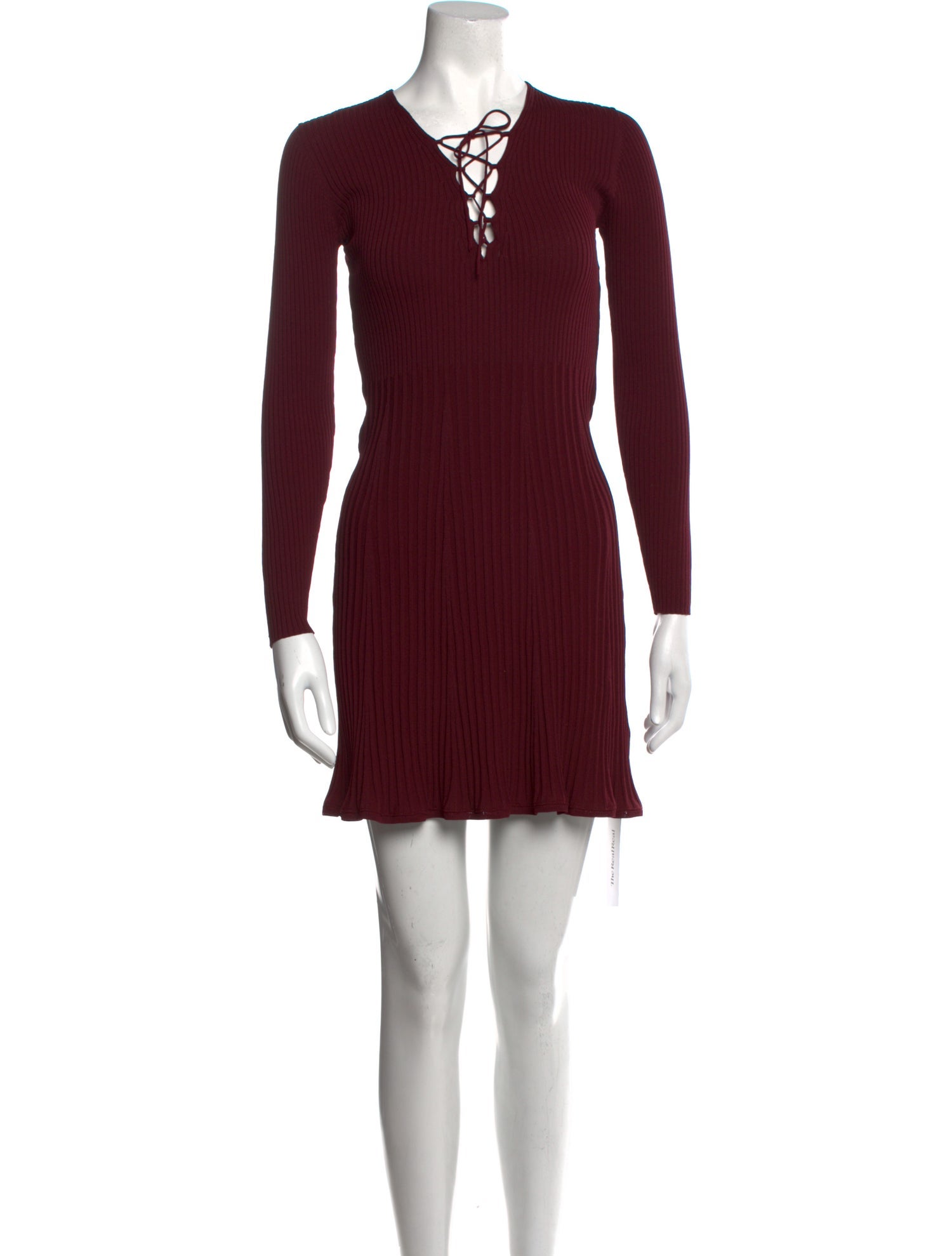 sandro tie neck dress