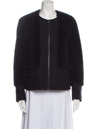 Sandro Faux Fur Jacket