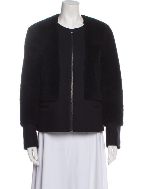 Sandro Faux Fur Jacket