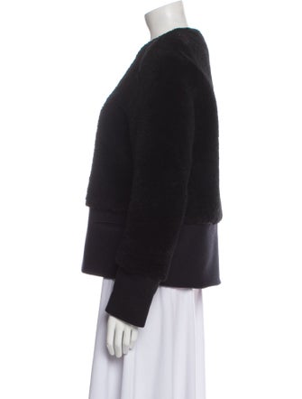 Sandro Faux Fur Jacket