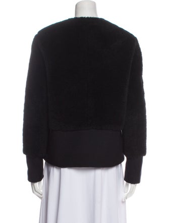 Sandro Faux Fur Jacket