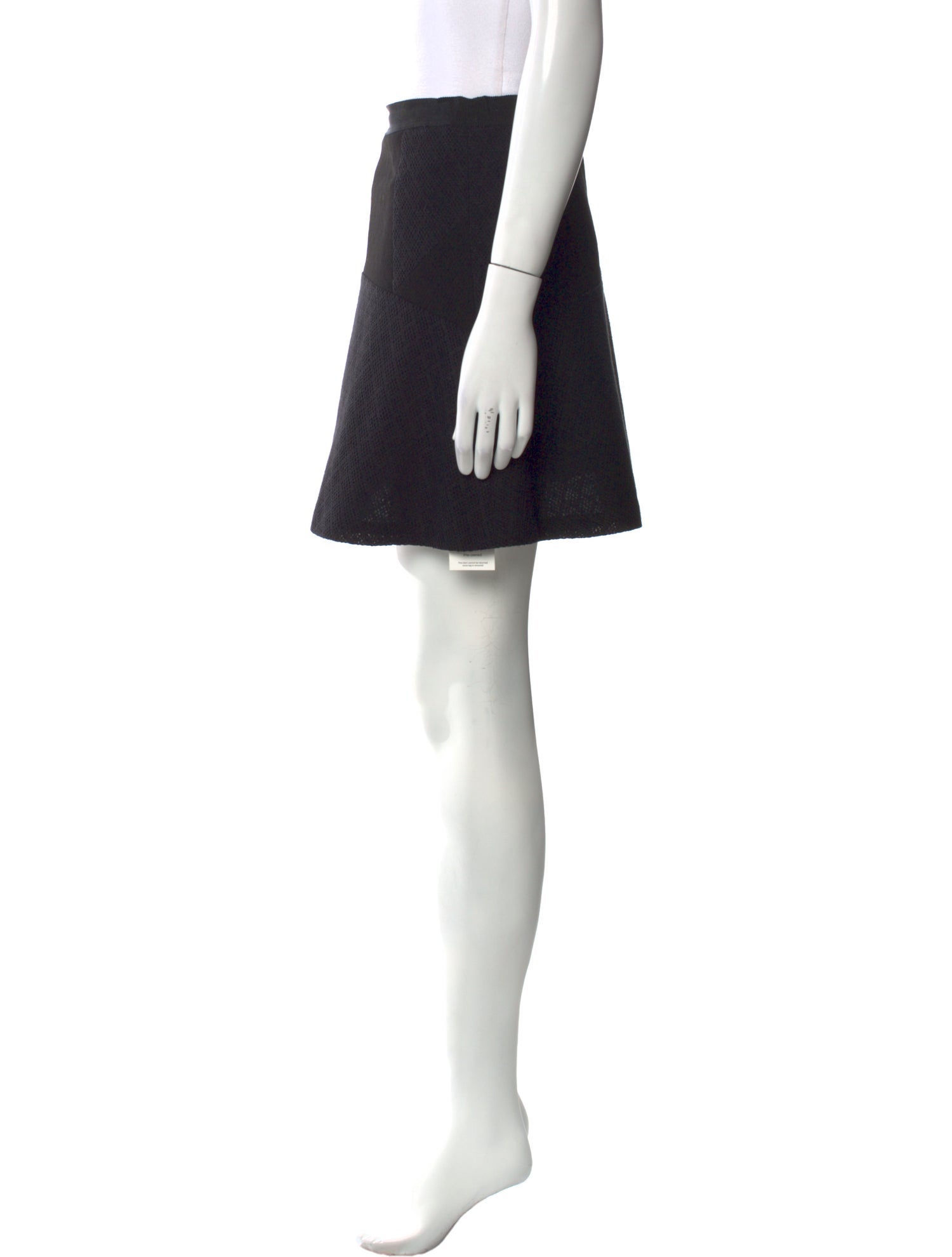 Sandro Grosgrain Trim Mini Skirt