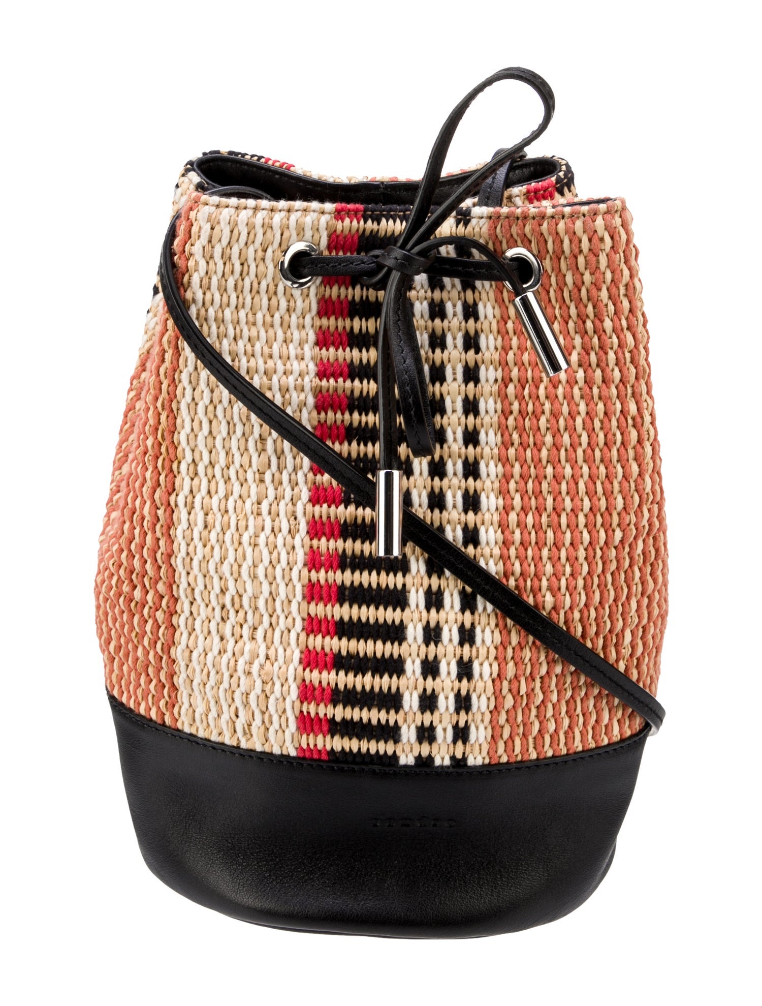 Sandro Raffia Crossbody Bag