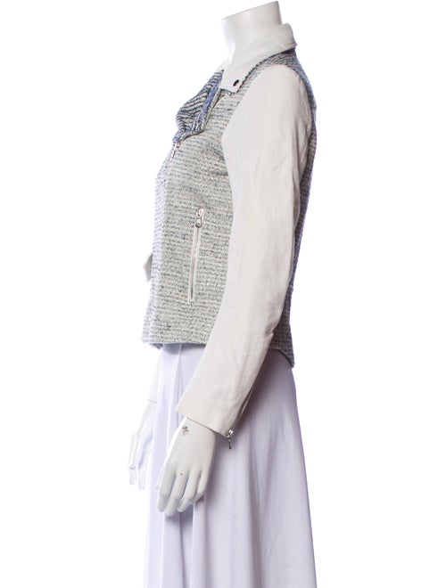 Sandro Tweed Pattern Jacket